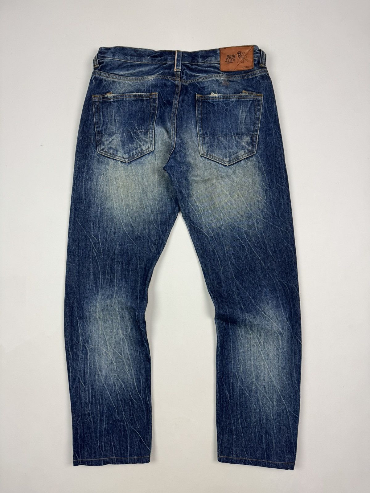 Prps PRPS Washed Selvage Denim Jeans Size US 34 / EU 50 - 15 Thumbnail