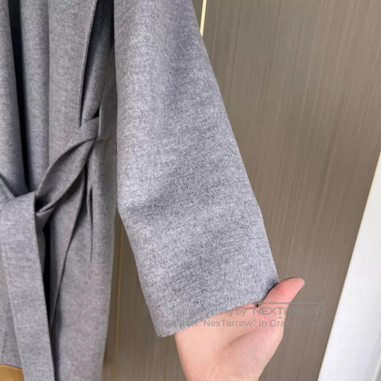 Loewe Loewe Logo Belted Cashmere Coat. Size XS / US 0-2 / IT 36-38 - 6 Thumbnail