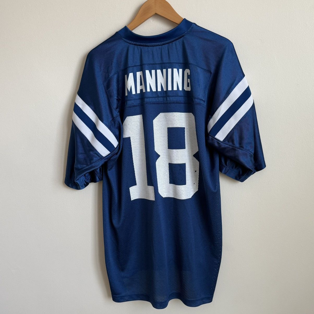 NFL Vintage Reebok NFL Peyton Manning #18 Indianapolis Jersey Size US L / EU 52-54 / 3 - 8 Thumbnail
