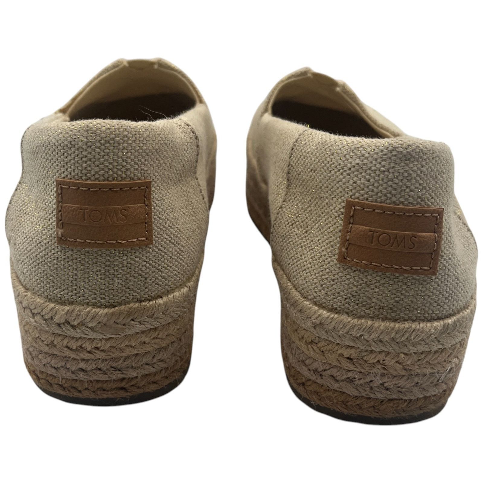Toms Toms Valencia Canvas Platform Espadrille Casual Flat Shoes 9 Size US 9 / IT 39 - 3 Thumbnail