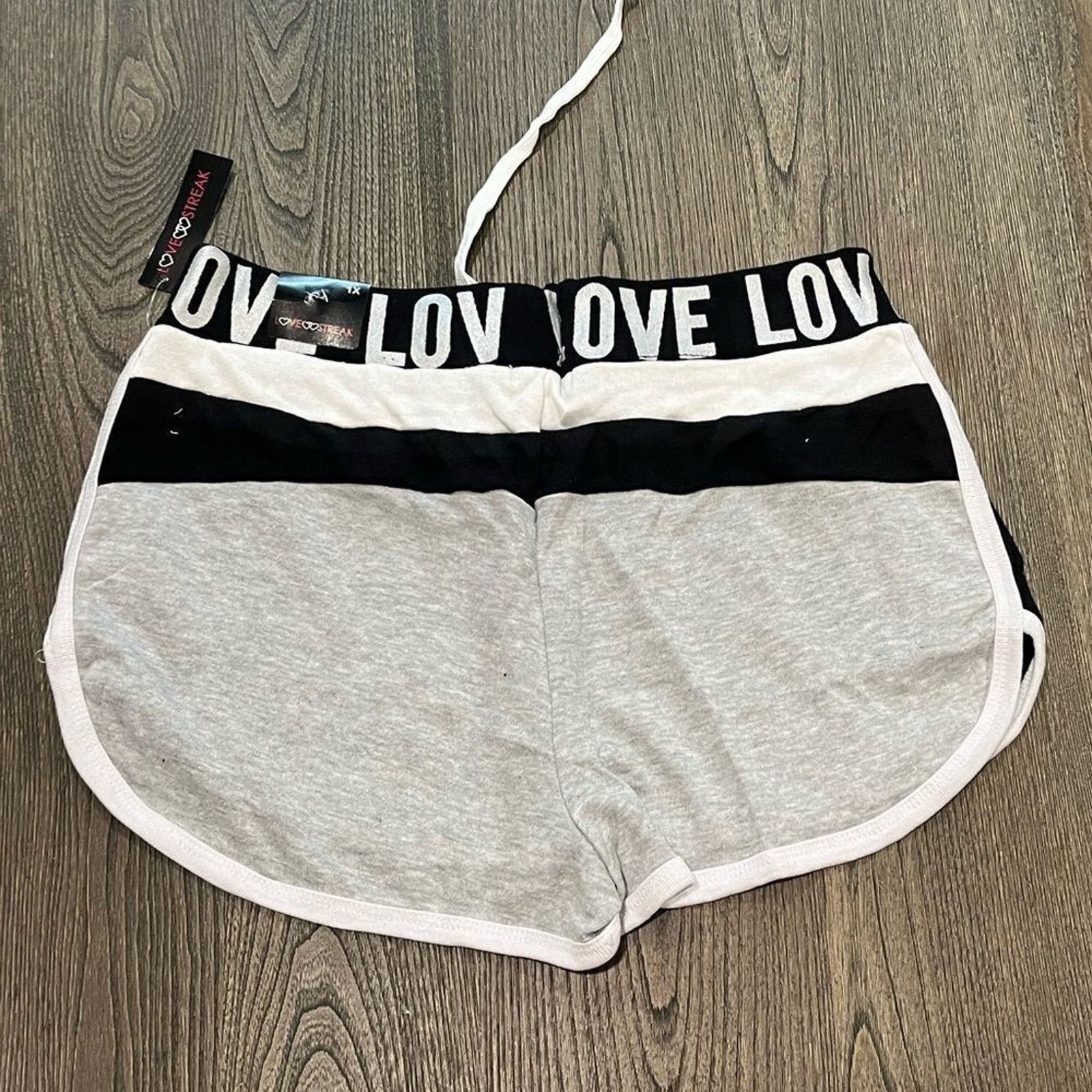 Vintage NWT Love Streak Womens Cotton Track Gym Shorts Size 1X Size 33" - 4 Thumbnail