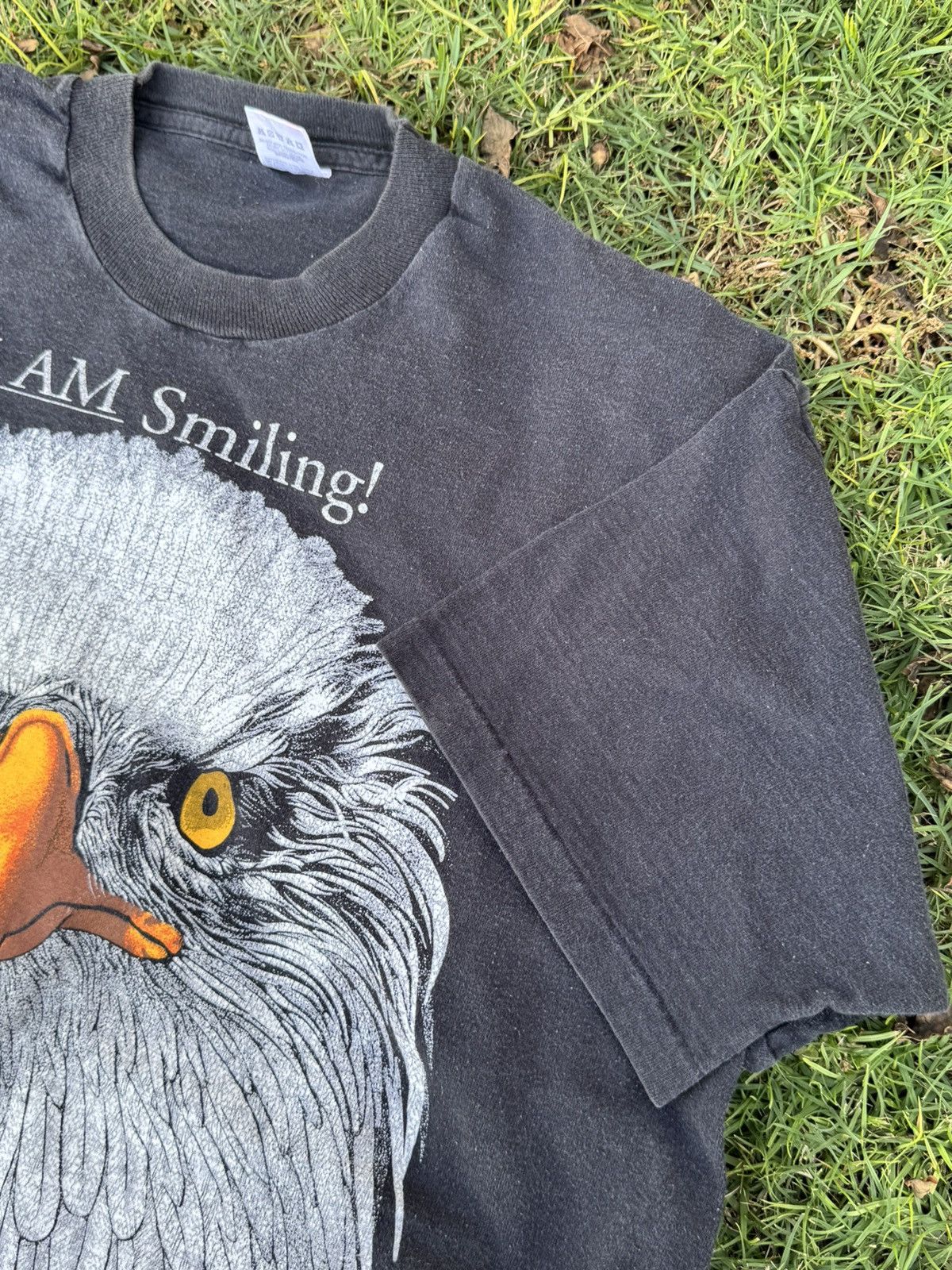 Vintage Vintage Bald Eagle T Shirt Sitka Alaska I AM SMILING 1996 Size US XL / EU 56 / 4 - 7 Thumbnail