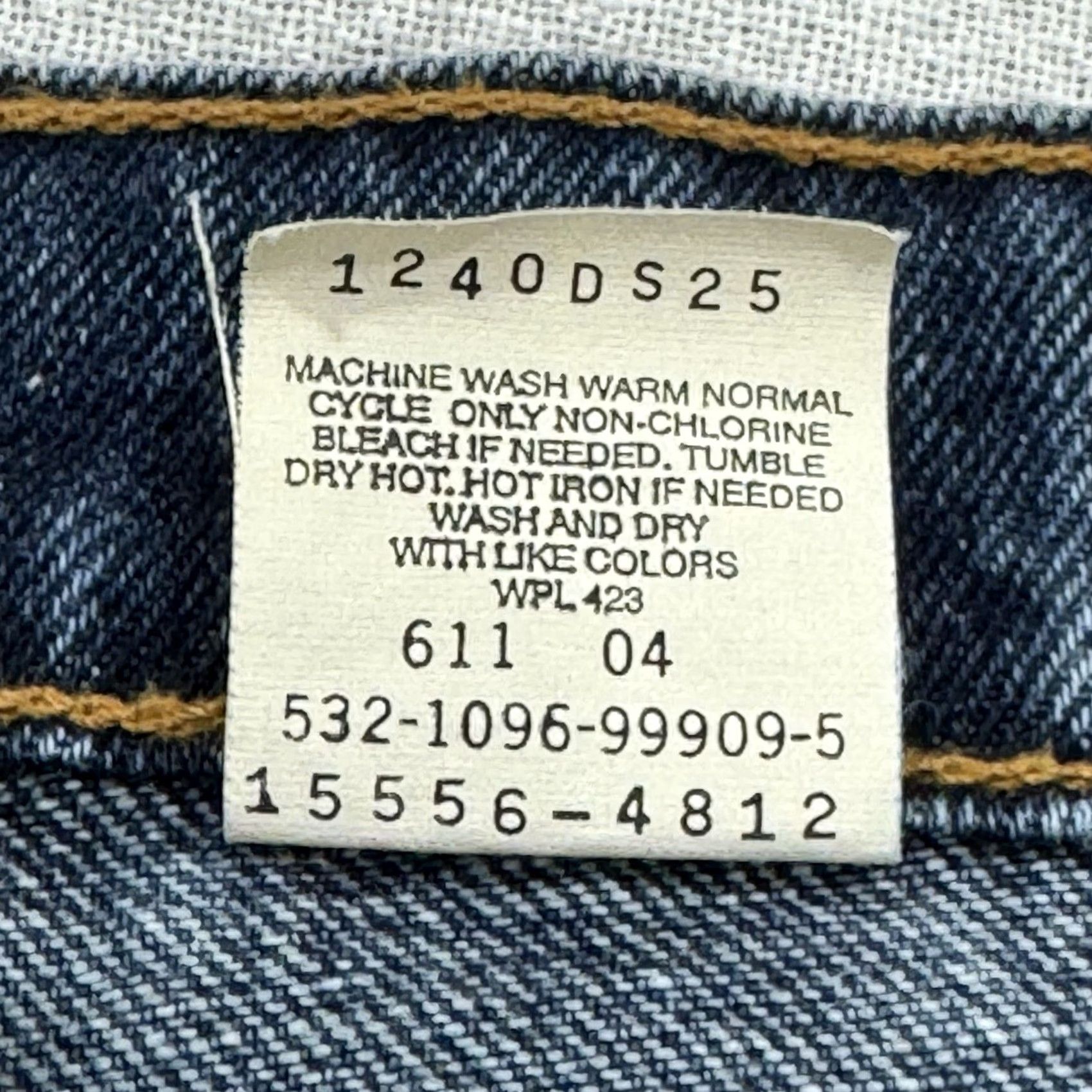 Levi's VINTAGE Levi’s 556 Jeans 14 Med Guys Fit Straight Leg 90s Blue Denim USA Women’s Regular Size 34x31 Girls/Mens? Size 36" / US 14 / IT 50 - 5 Thumbnail