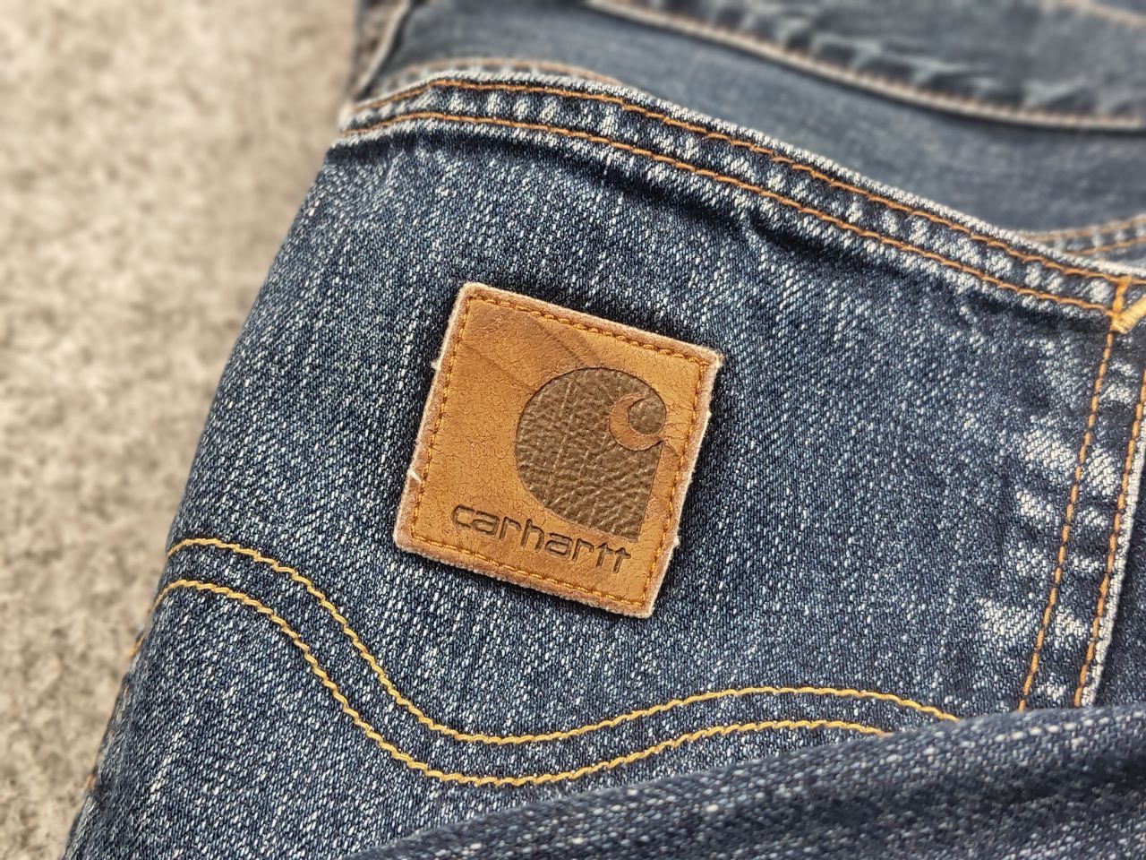 Carhartt Vintage 90's Carhartt Work Pronco Pocket Faded denim Jeans Size US 28 / EU 44 - 12 Thumbnail