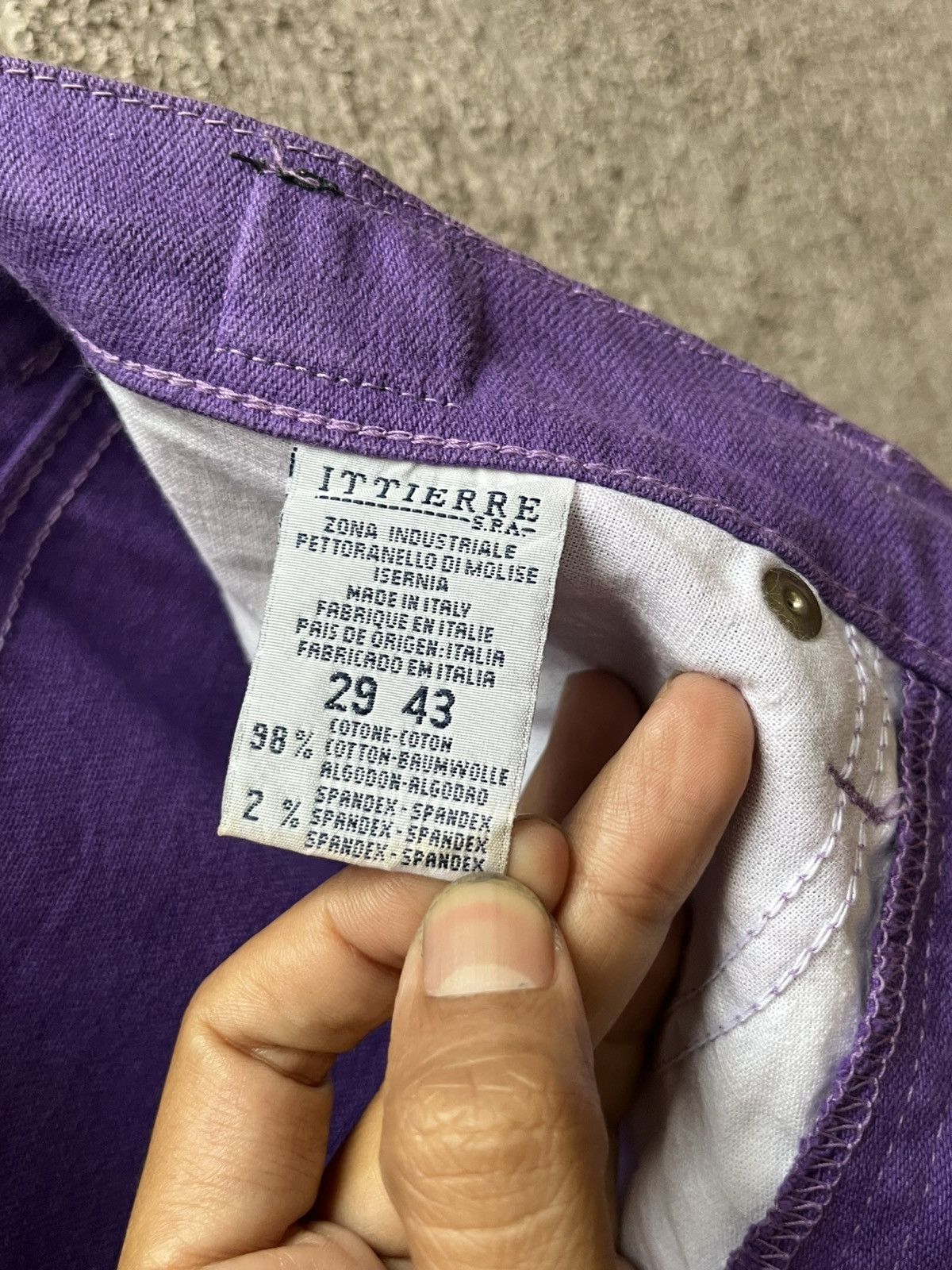 Versace Jeans Couture Versace Jeans Purple Size US 29 - 13 Thumbnail