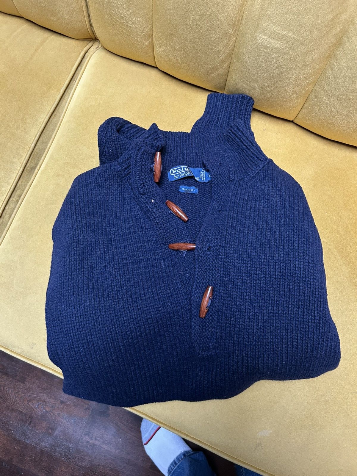 Polo Ralph Lauren Polo ralph lauren mockneck pullover with wood buttons Size US L / EU 52-54 / 3 - 1 Thumbnail