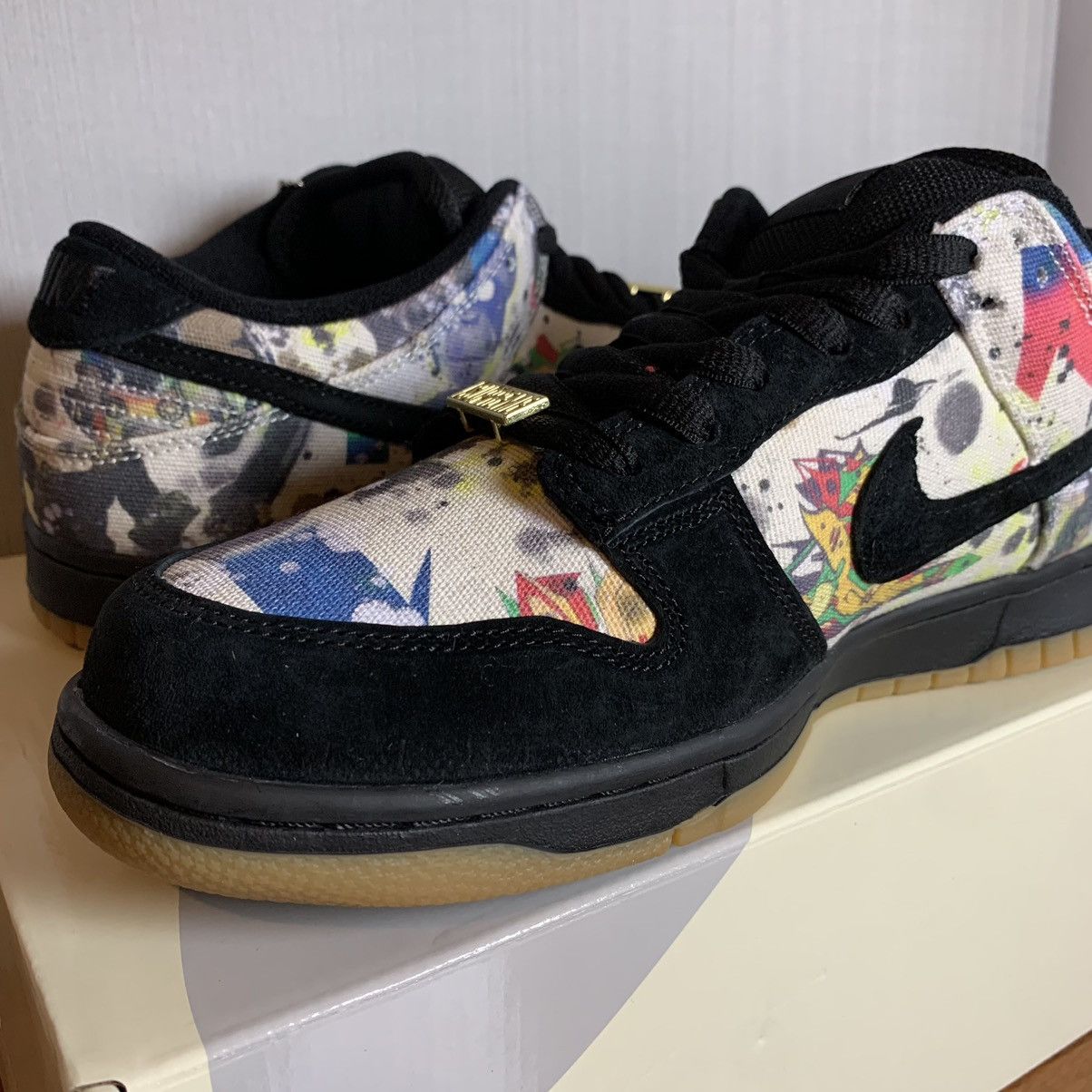 Nike × Supreme Supreme Nike SB Dunk Low Rammellzee Size US 10.5 / EU 43-44 - 11 Thumbnail