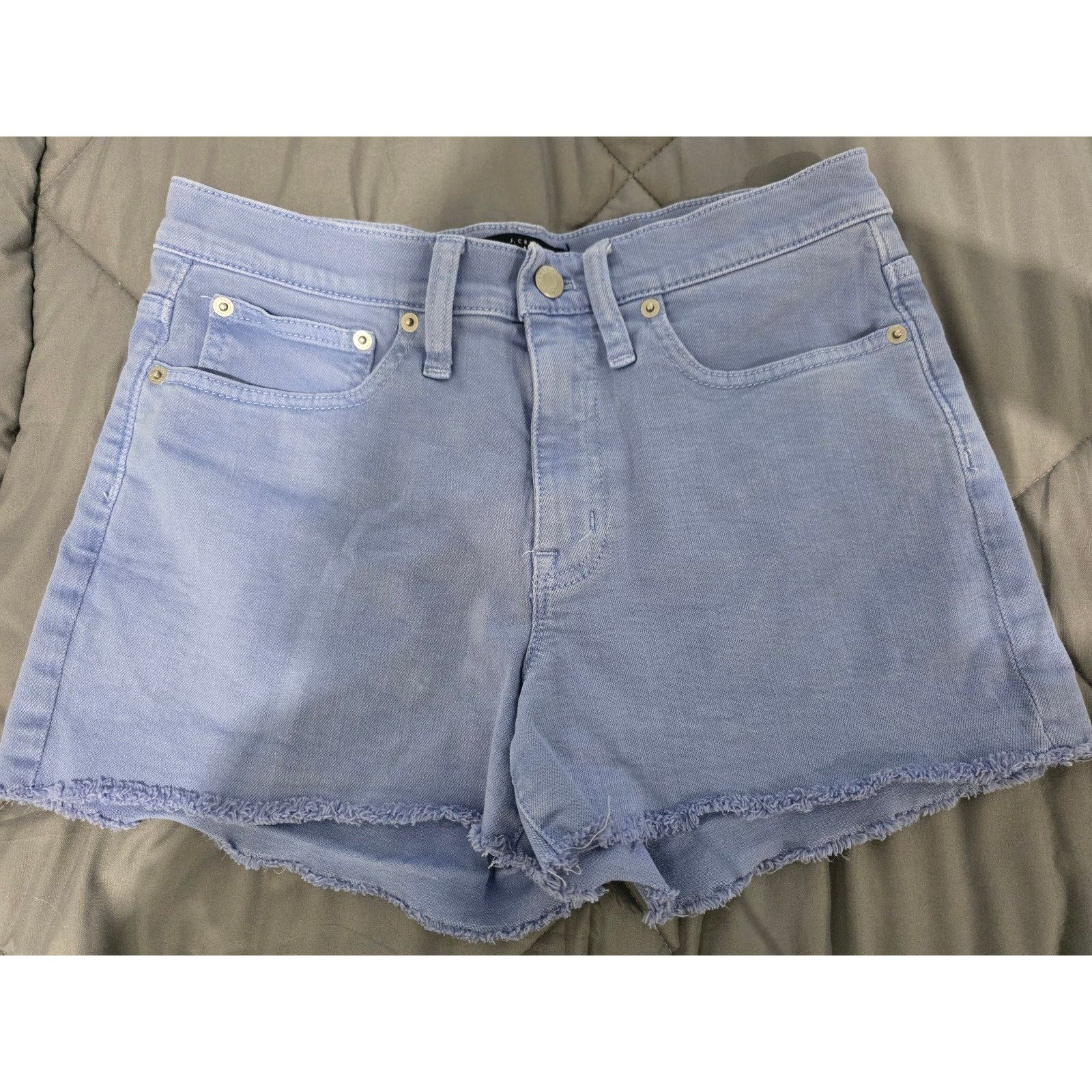 J.Crew J Crew Mercantile Jean Shorts Womens 27 Purple Hot Pants Poc Size 27" / US 4 / IT 40 - 1 Thumbnail