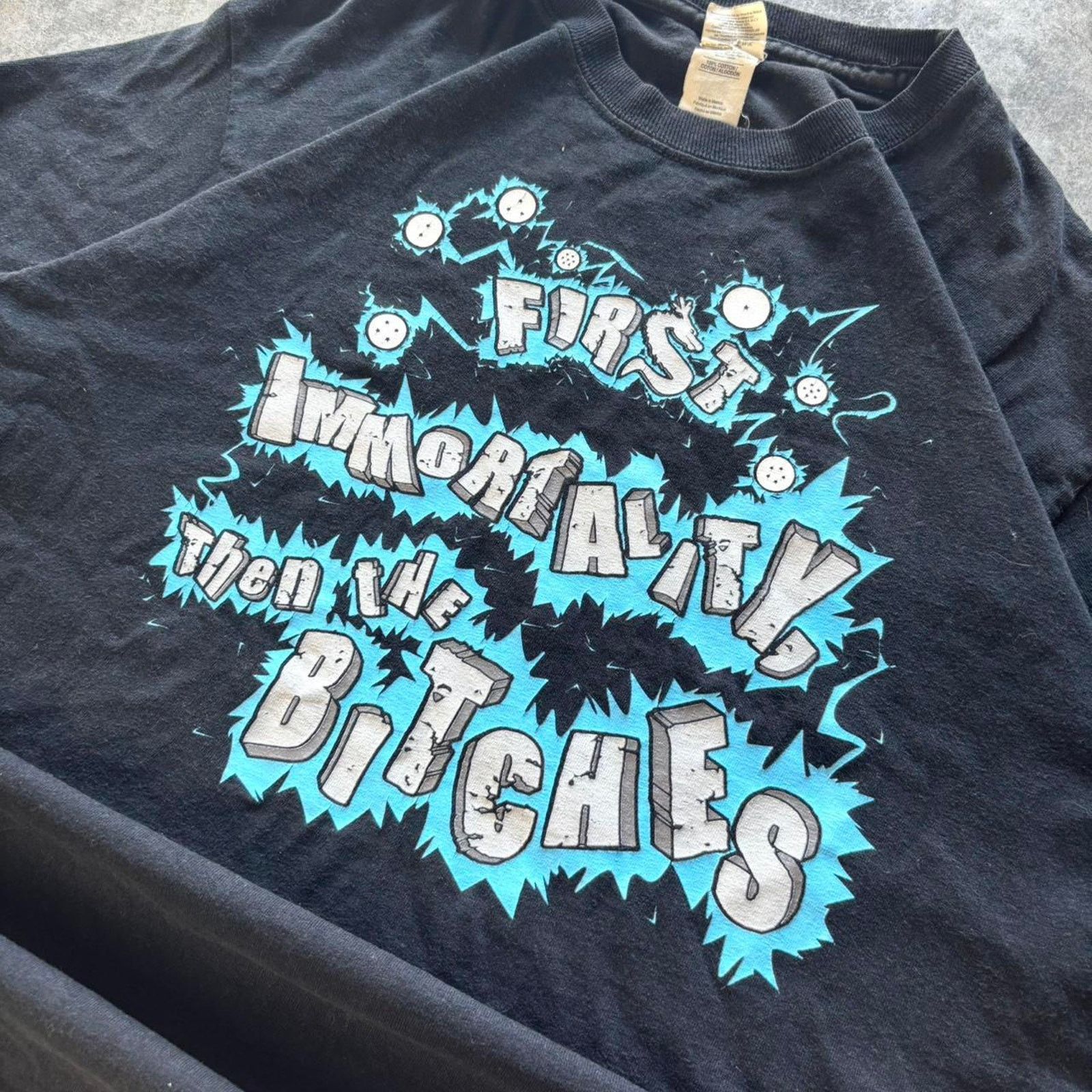 Vintage Y2K DragonBall Z Parody T-shirt Size US M / EU 48-50 / 2 - 2 Thumbnail