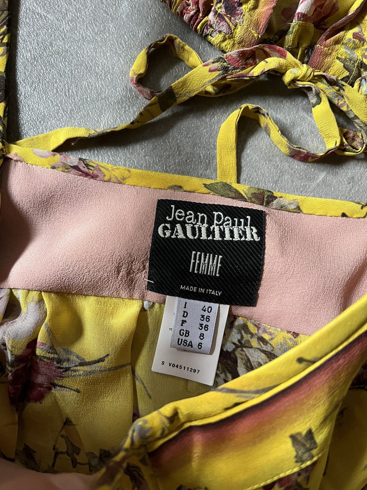 Jean Paul Gaultier Vinatge Jean Paul Gaultier 2 tops set yellow 90s rare Size S / US 4 / IT 40 - 7 Thumbnail