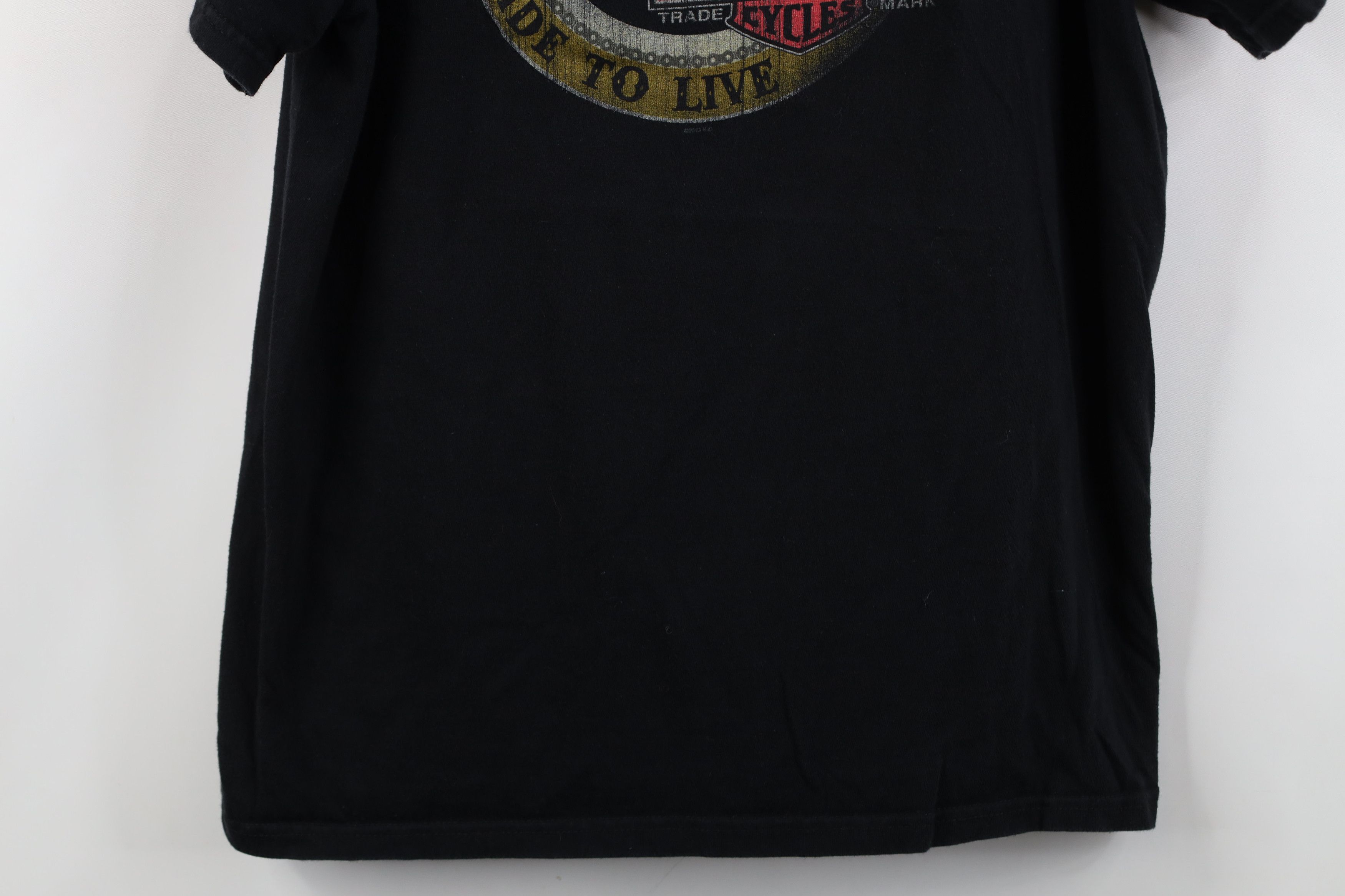 Harley Davidson Vintage Y2K Harley Davidson Spell Tornado Oklahoma T-Shirt Size US XL / EU 56 / 4 - 3 Thumbnail