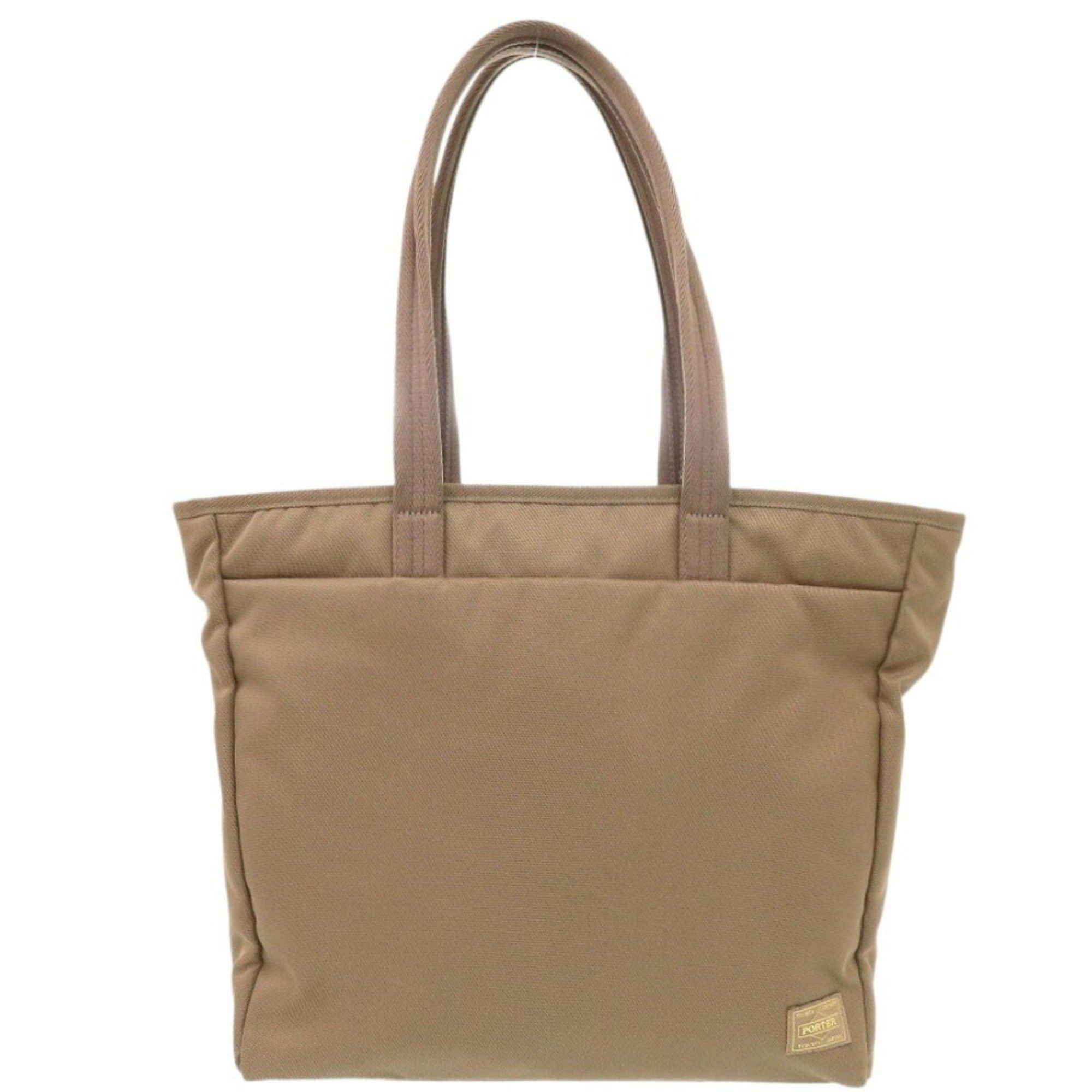 Like New Porter Shea Tote Bag L Size 871-15182 Nylon Brown 0584Porter, Women's