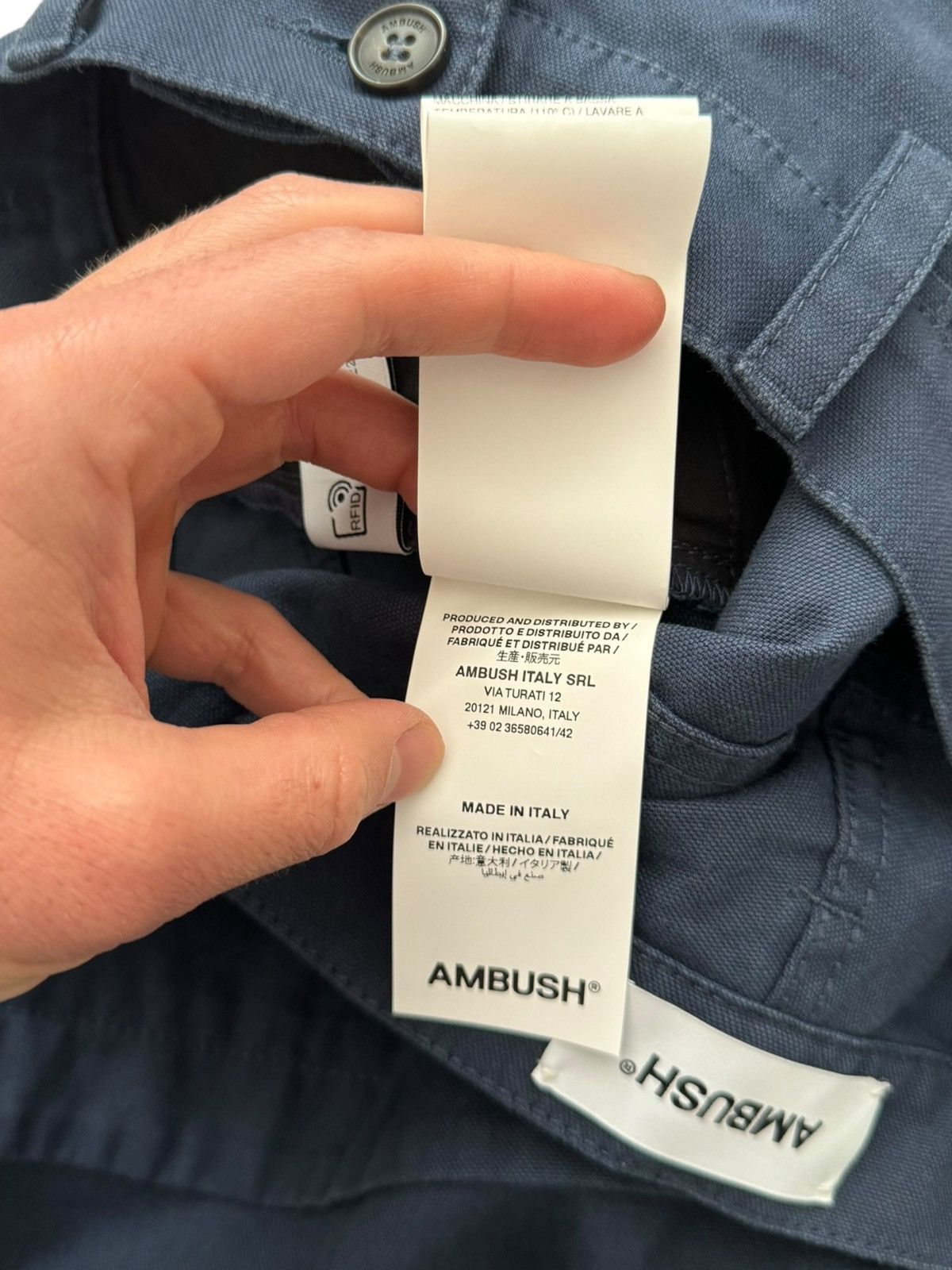 Ambush Design Wide Baggy Cargo Heavt Pants Size US 30 / EU 46 - 9 Thumbnail