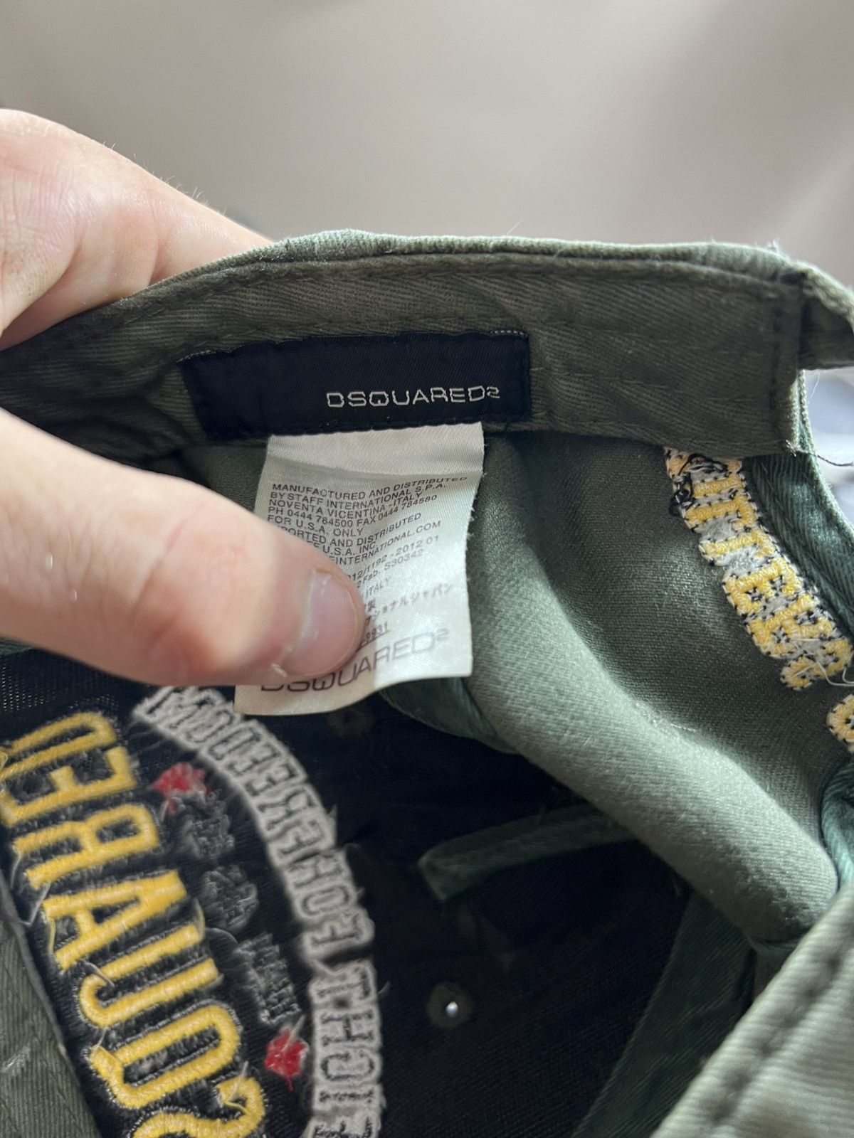 Dsquared2 Vintage Dsquared2 Distressed Rare Rick Owen's style Cap Size ONE SIZE - 8 Thumbnail