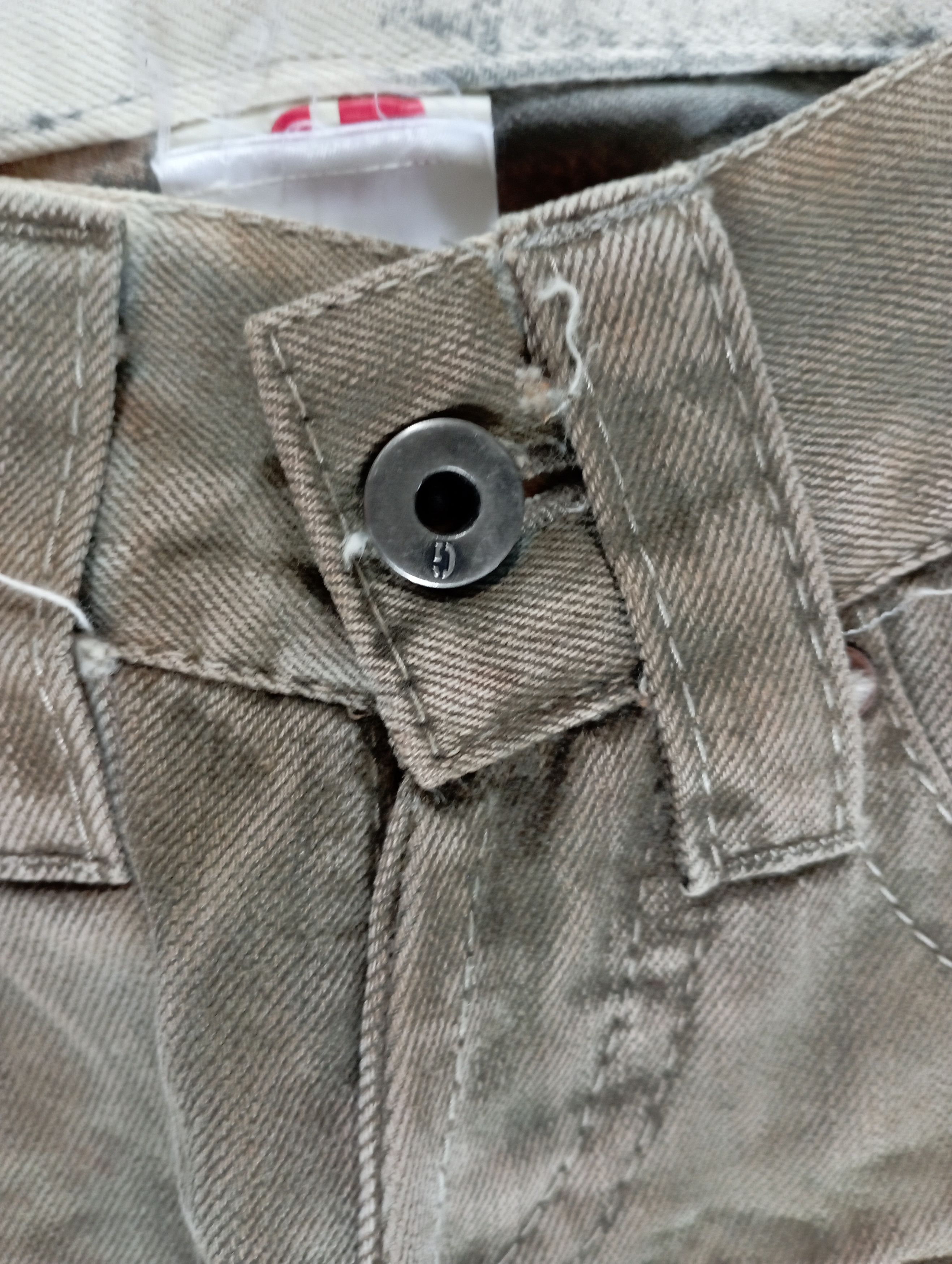 Tornado Mart Flare Jeans Made In Italy Crazy Mud lightning Wash G Brand Size 24" / US 00 / IT 34 - 15 Thumbnail