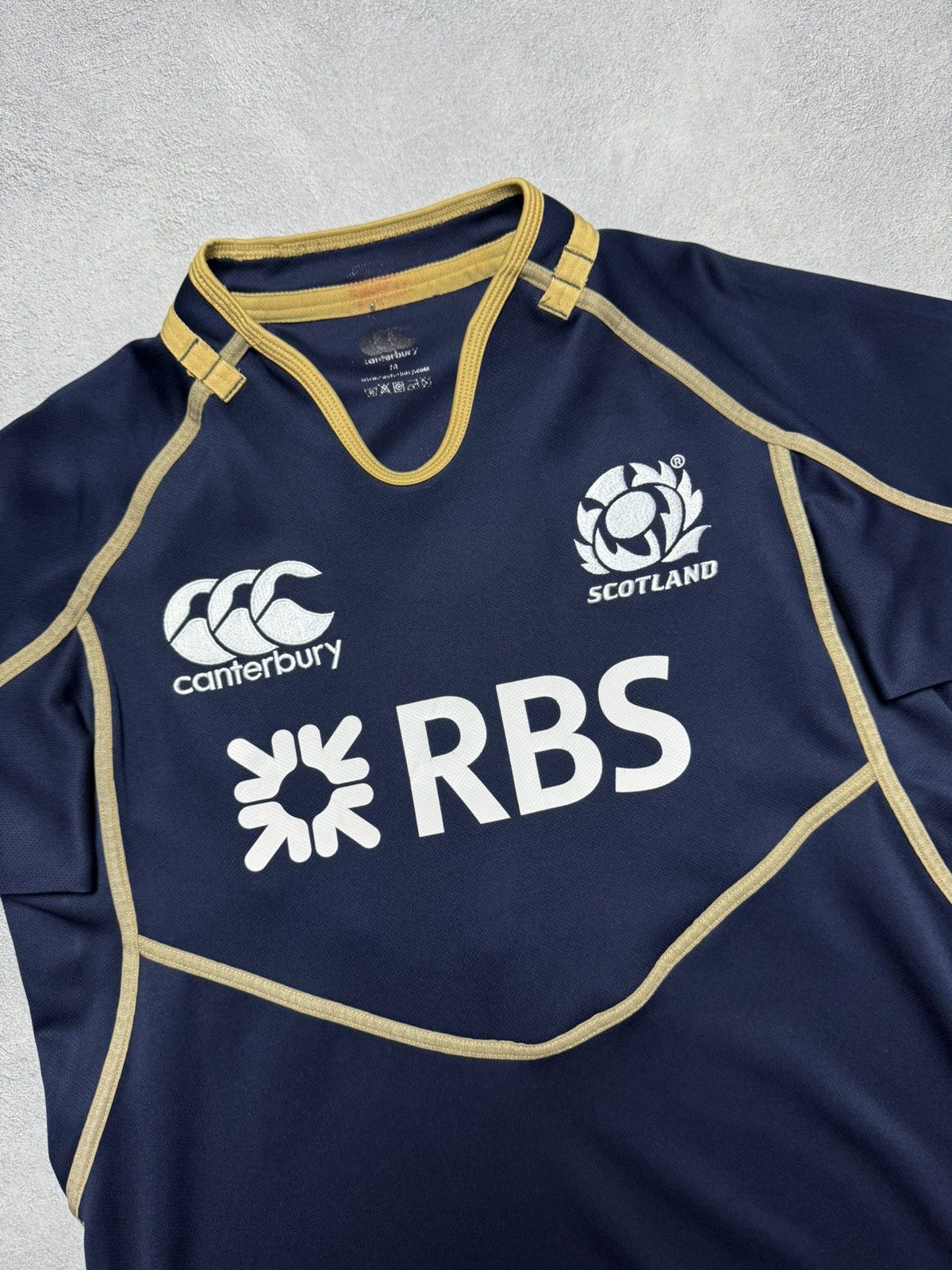 Canterbury of New Zealand Scotland 2011 2012 Home Rugby Shirt Jersey Canterbury Size US M / EU 48-50 / 2 - 3 Thumbnail
