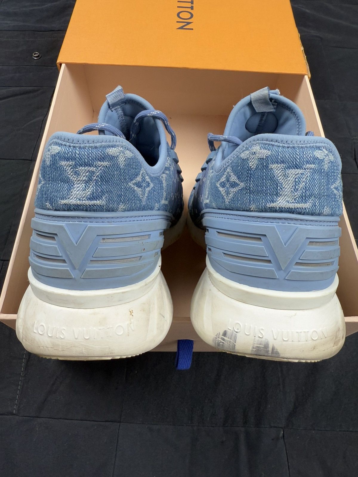 Louis Vuitton Monogram Denim Sneakers Size US 9 / EU 42 - 5 Thumbnail