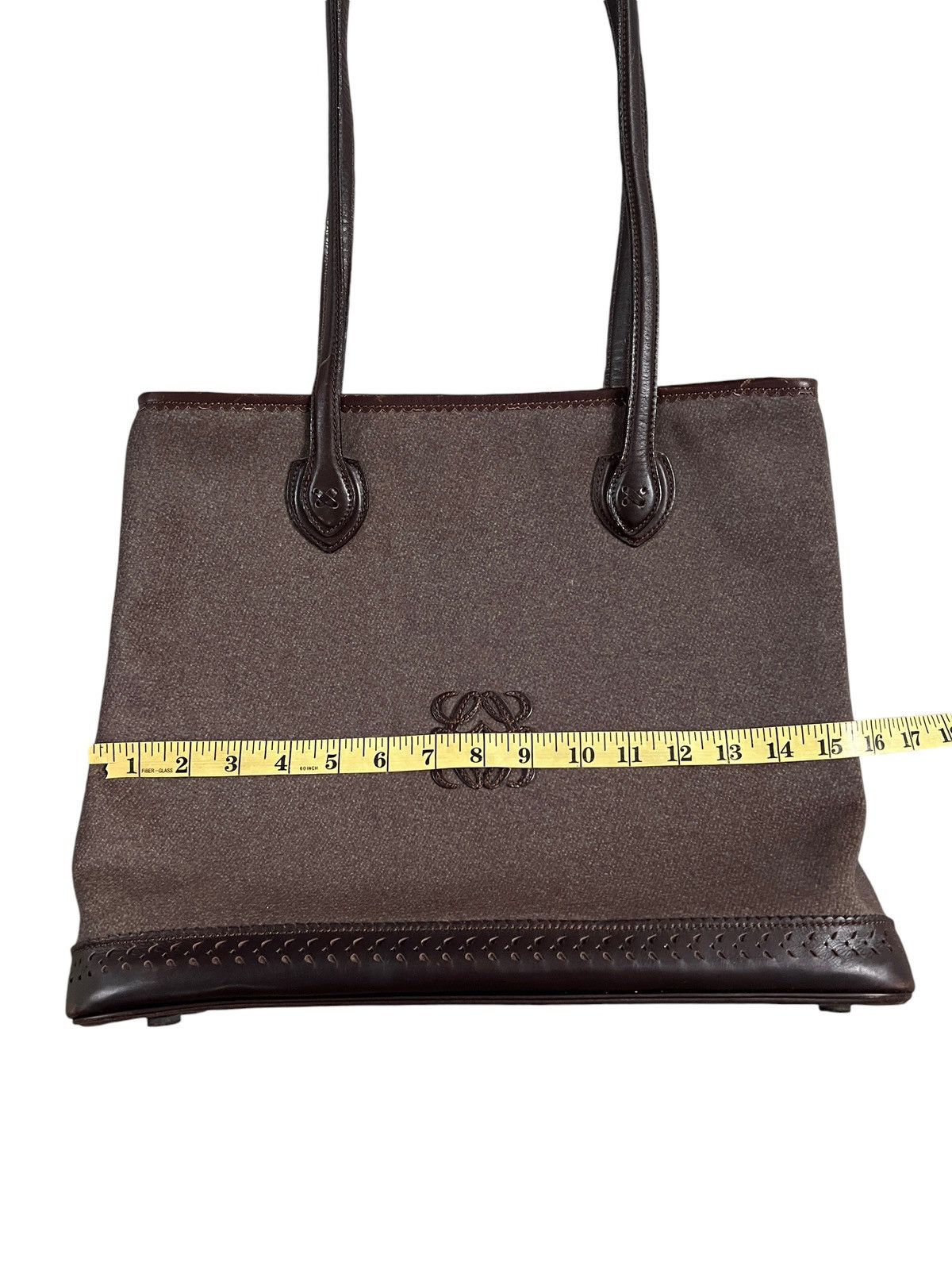 Loewe Vintage Loewe Padded Brown Long Handle Tote Bag Size ONE SIZE - 20 Thumbnail