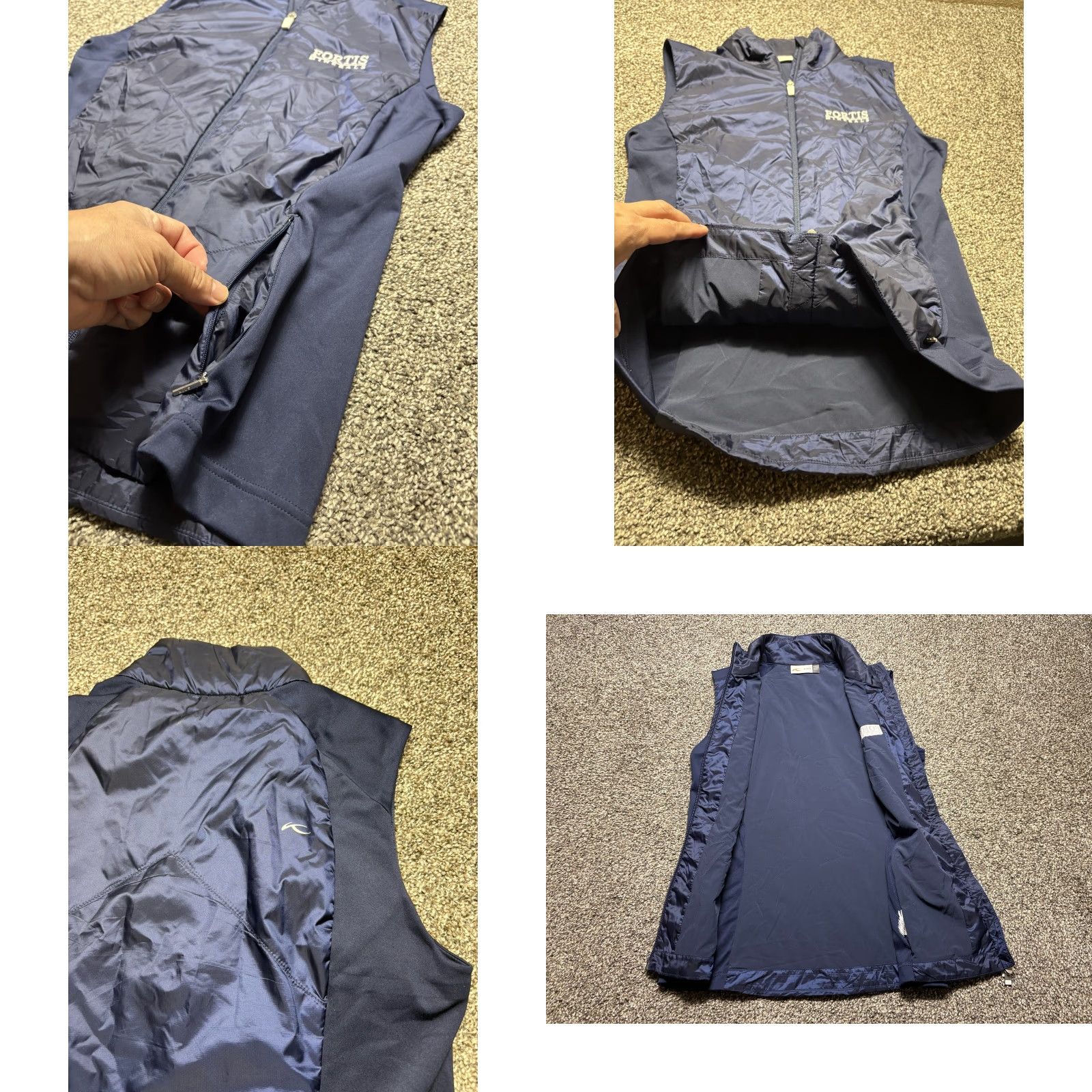 KJUS KJUS Vest Blue Golf Zip Women's Medium Size M / US 6-8 / IT 42-44 - 8 Thumbnail