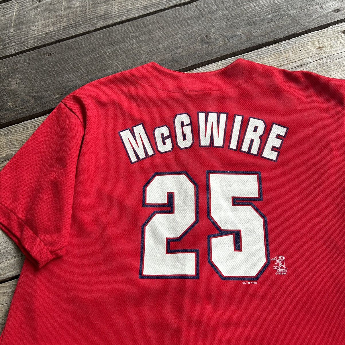 MLB Vintage 1999 St Louis Cardinals Mark McGwire Baseball Jersey Size US XL / EU 56 / 4 - 3 Thumbnail