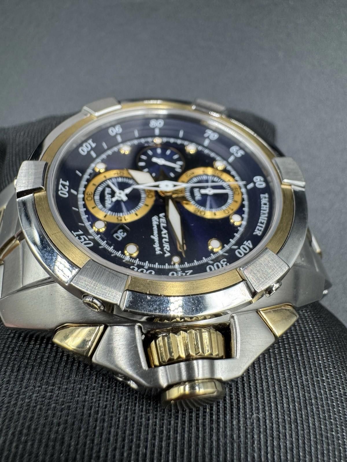 Seiko Seiko Velatura SNDX99 Chronograph Blue Dial Quartz Watch w/ Size ONE SIZE - 8 Thumbnail