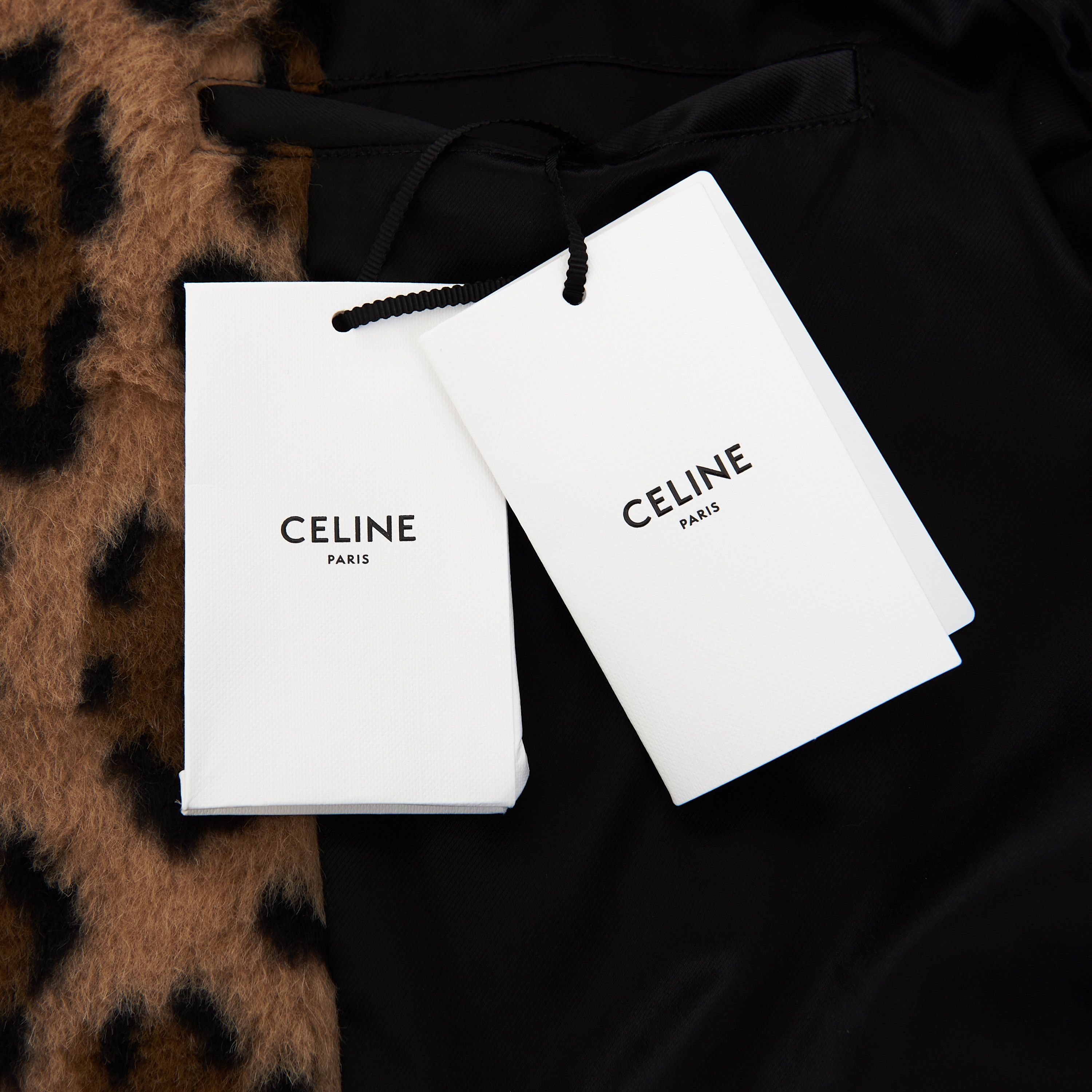 Celine Oversized MAC Coat In Leopard Print Alpaca Size US S / EU 44-46 / 1 - 12 Thumbnail