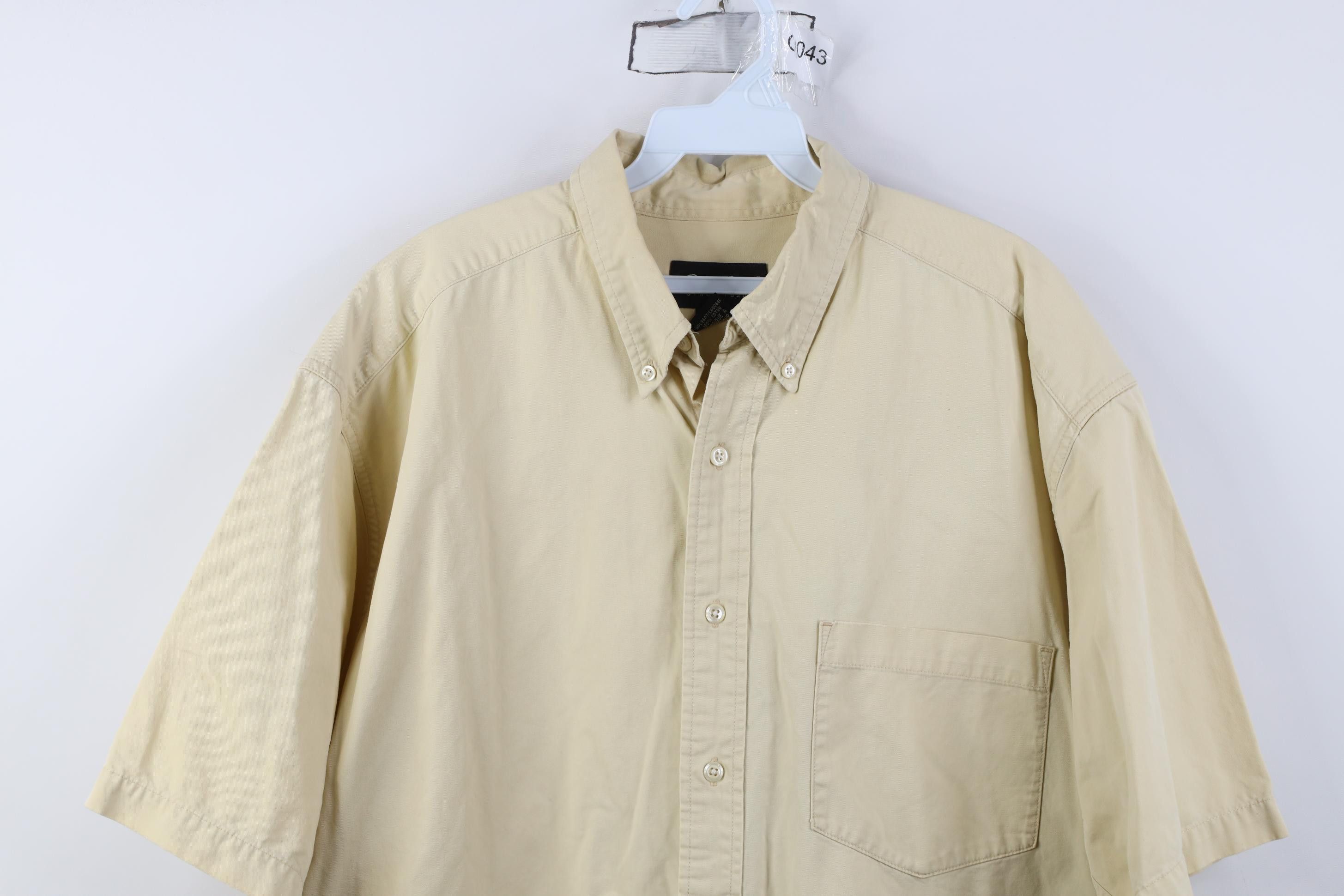 Eddie Bauer Vintage 90s Eddie Bauer Baggy Cotton Twill Button Down Shirt Size US L / EU 52-54 / 3 - 2 Thumbnail