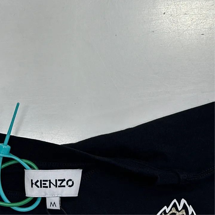 Kenzo KENZO Black Tiger Print Short Sleeve T-Shirt -2507 Size M / US 6-8 / IT 42-44 - 2 Thumbnail