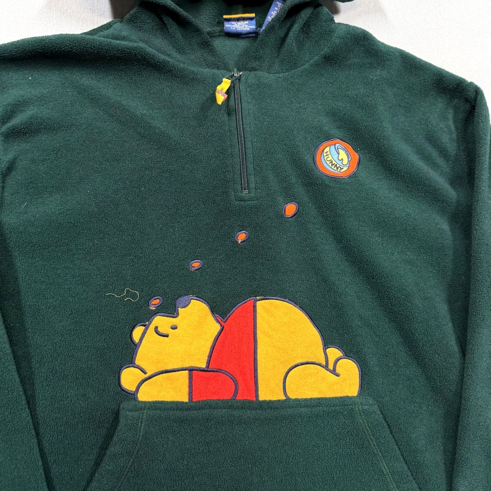 Disney VINTAGE Disney Hoodie Sweatshirt Adult XL Winnie the Pooh fleece hoodie pullover Size US XL / EU 56 / 4 - 2 Thumbnail