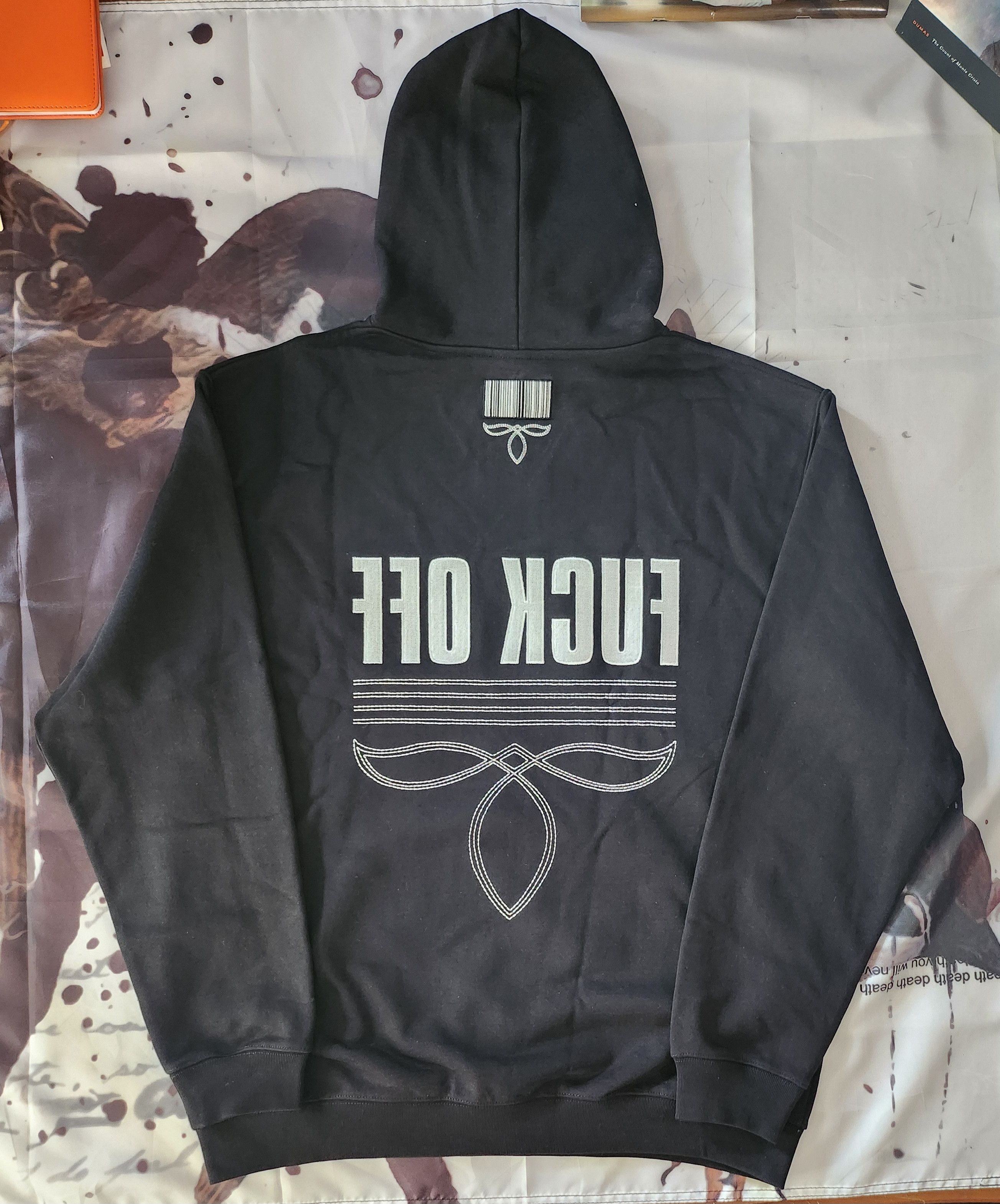 VTMNTS × Vetements vtmnts FUCK OFF Embroidered Oversized Hoodie Size US M / EU 48-50 / 2 - 2 Thumbnail