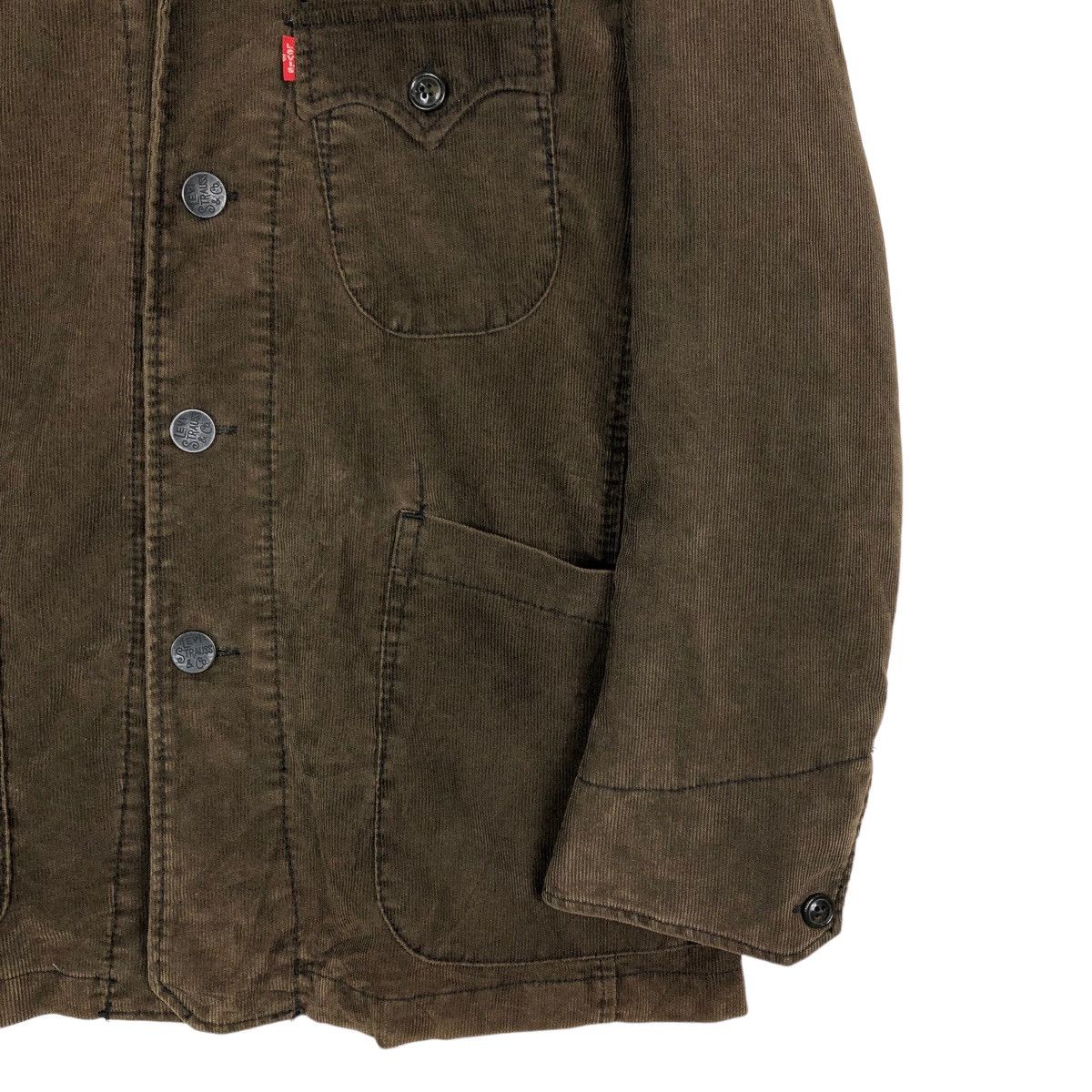 Levi's 🔥Vintage Corduroy Biker Jacket Levi’s Red Tab Size US M / EU 48-50 / 2 - 5 Thumbnail