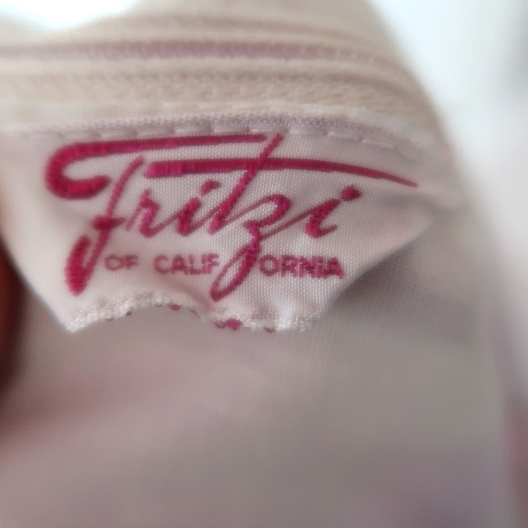 Vintage VINTAGE Fritzi Dress Polka Dot Collar Midi Silk Purple White 60s 70s Bohemian Retro Women M Sleeveless Size M / US 6-8 / IT 42-44 - 5 Thumbnail
