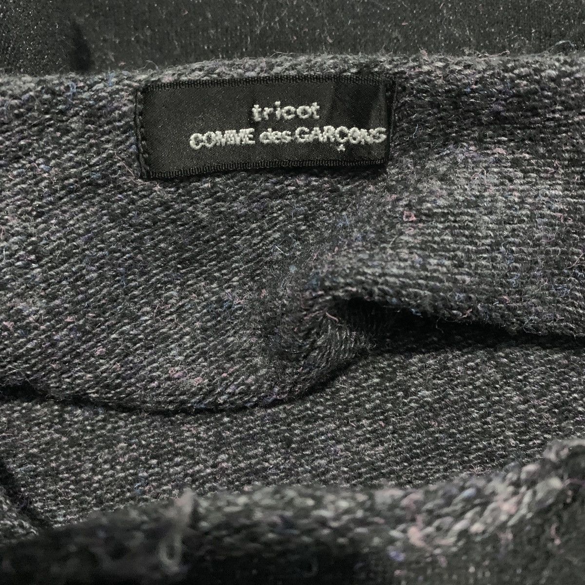 Comme des Garcons × Tricot Comme des Garcons Comme des Garçons Tricot Raw Cut Collar Sweatshirt Size M / US 6-8 / IT 42-44 - 6 Thumbnail