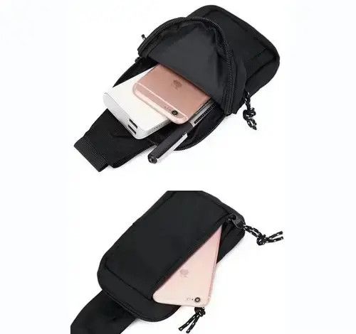 Other Black Shoulder Carry Side Bag Zip Satchel Pack Tactical Size ONE SIZE - 4 Thumbnail