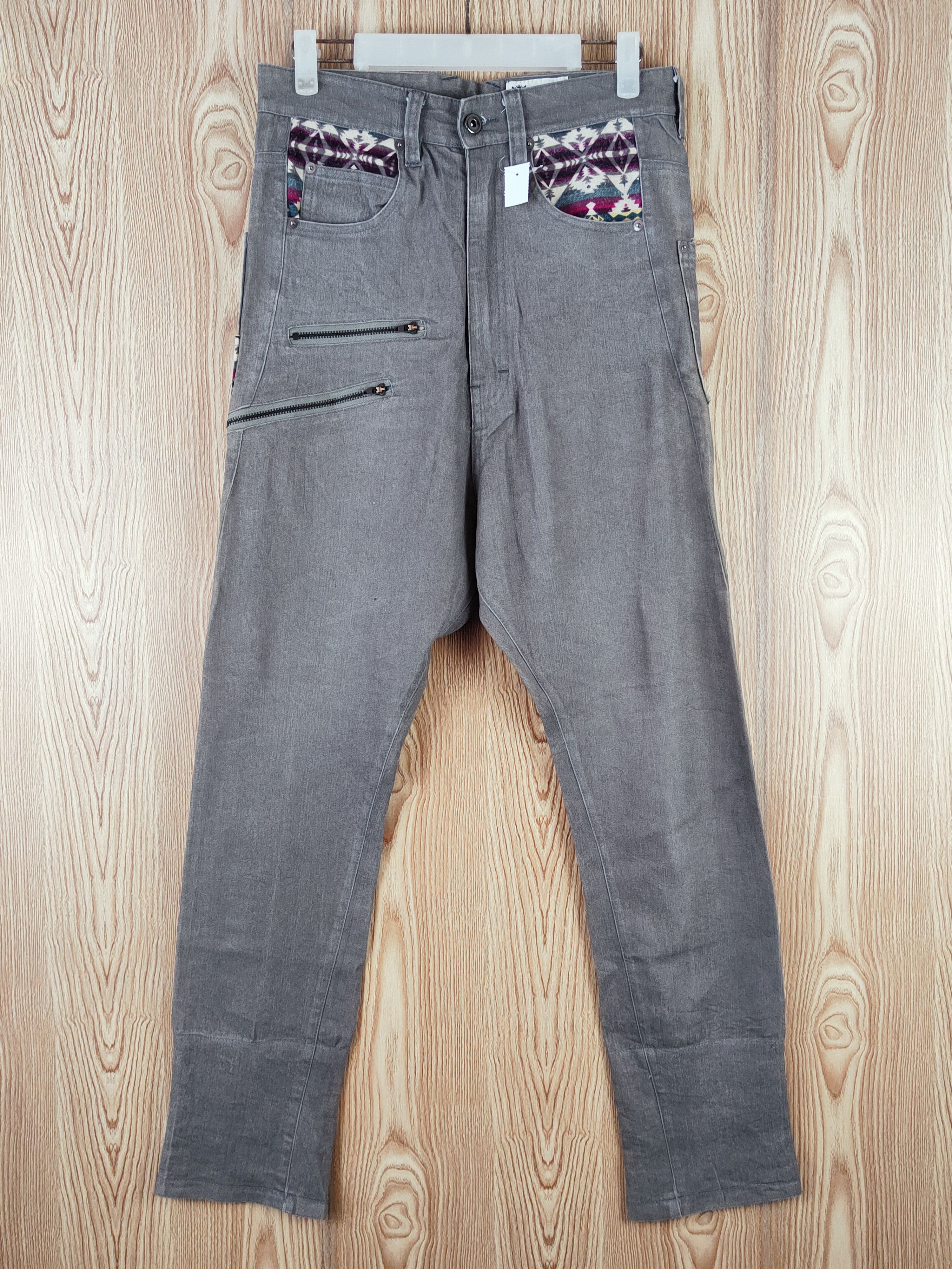 Japanese Brand Upstart Gray Multipocket Casual Pants #W834 Size US 30 / EU 46 - 1 Thumbnail