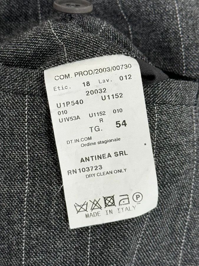 Emporio Armani AW2003 Emporio Armani Grey Wool Striped Classy Pants Size US 34 / EU 50 - 12 Thumbnail