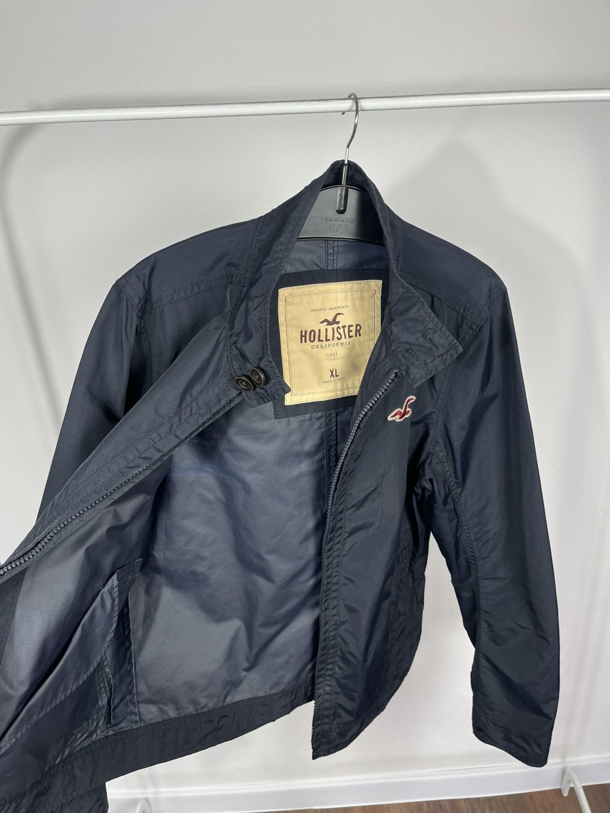 Hollister Hollister Men’s Navy Zip Up Jacket Lightweight Casual XL Size US XL / EU 56 / 4 - 7 Thumbnail