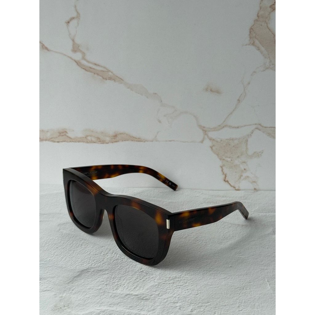 Saint Laurent Paris NEW Saint Laurent SL650 Monceau Brown Unisex Sunglasses Size ONE SIZE - 2 Thumbnail