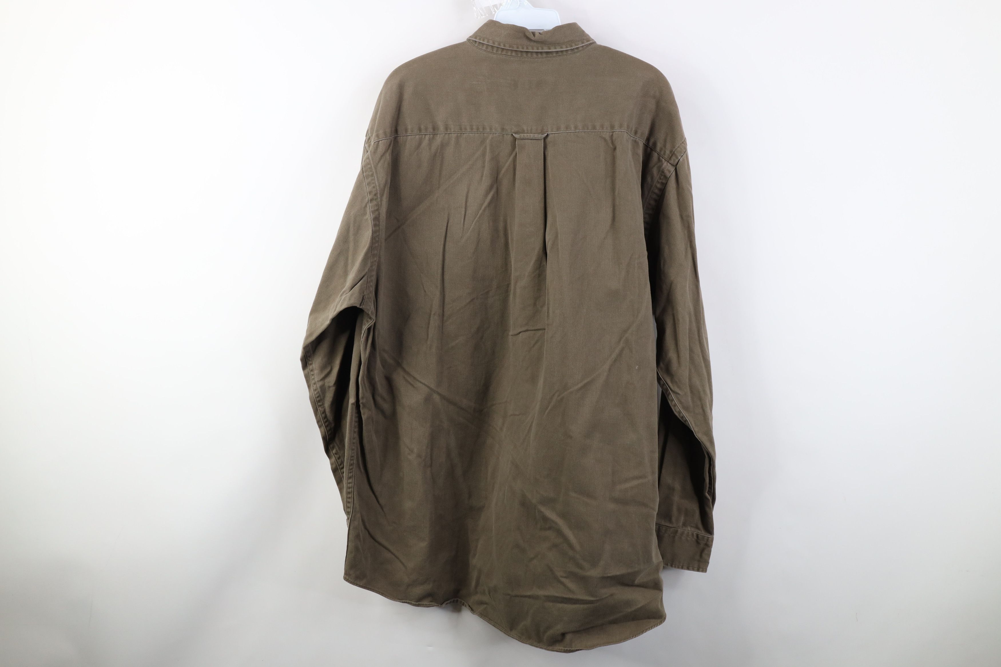 Nautica Vintage 90s Nautica Spell Twill Collared Button Down Shirt Size US L / EU 52-54 / 3 - 13 Thumbnail