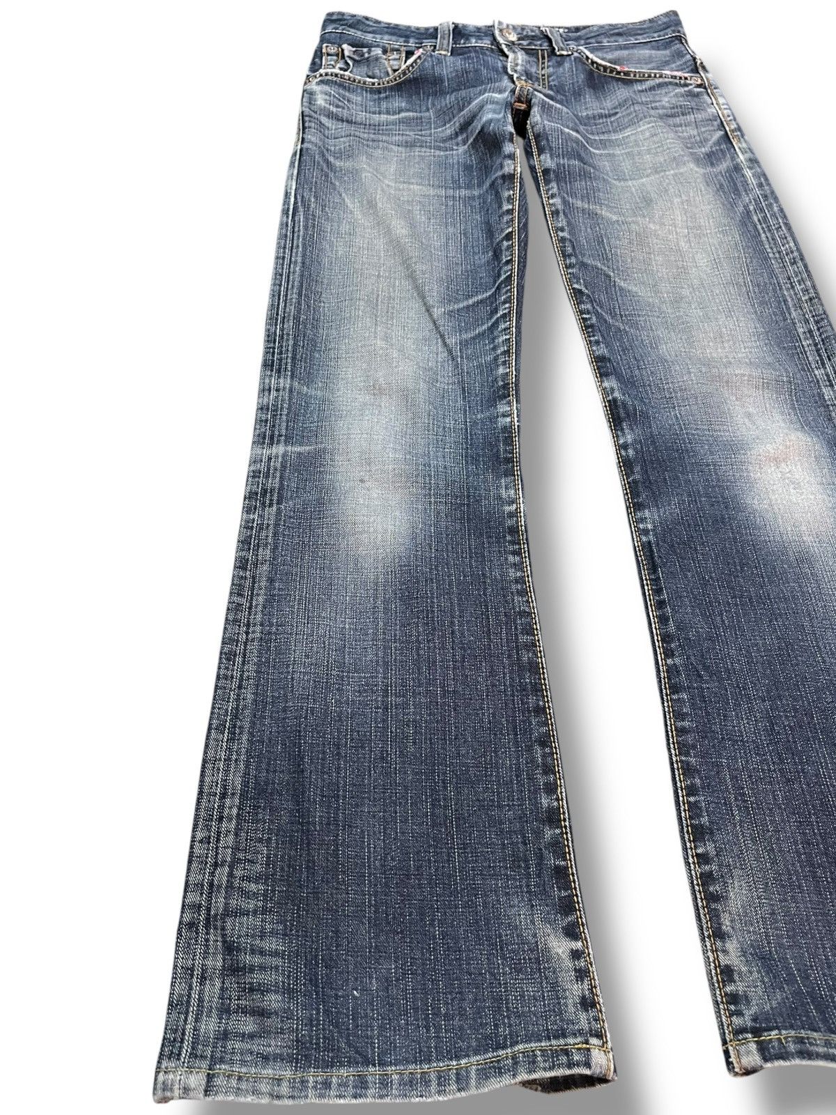 Edwin Vintage Edwin 503 Bluetrip Edge Line Flare Bootcut Denim Size US 31 - 3 Thumbnail