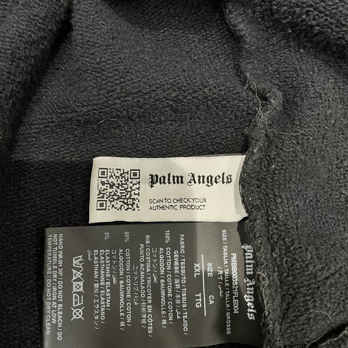 Palm Angels Palm Angels London Sprayed Hoodie Black Size US XXL / EU 58 / 5 - 5 Thumbnail