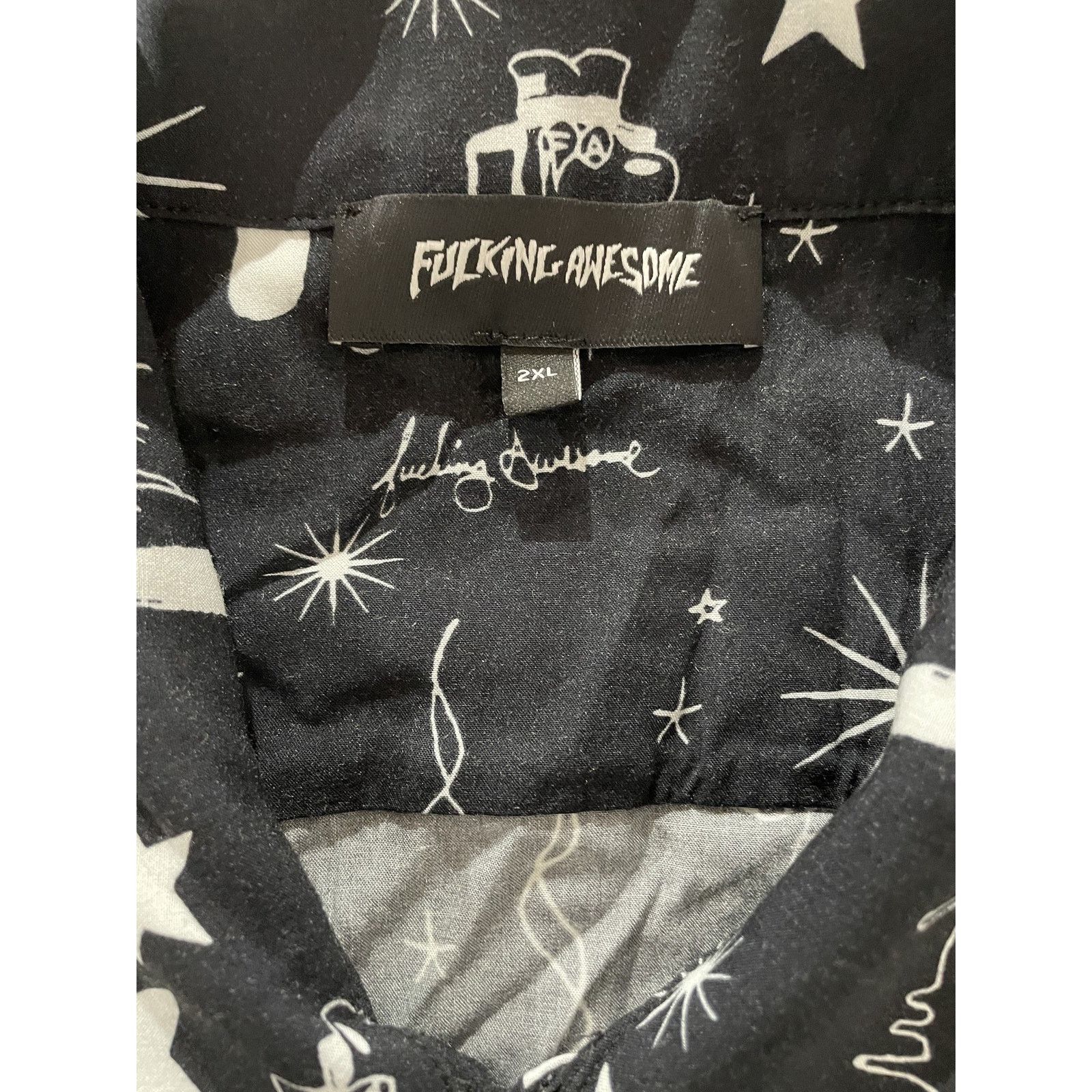 Fucking Awesome FA SPIKE CLUB SHIRT BLACK SIZE XXL PREOWNED Size US XXL / EU 58 / 5 - 6 Thumbnail