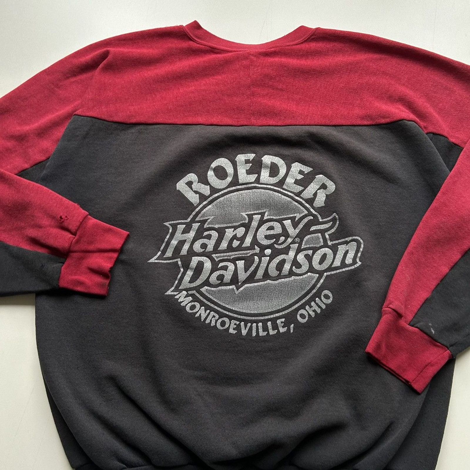 Harley Davidson Vintage 90 Harley Davidson Motorcycles Crewneck XL Rare USA Size US L / EU 52-54 / 3 - 4 Thumbnail