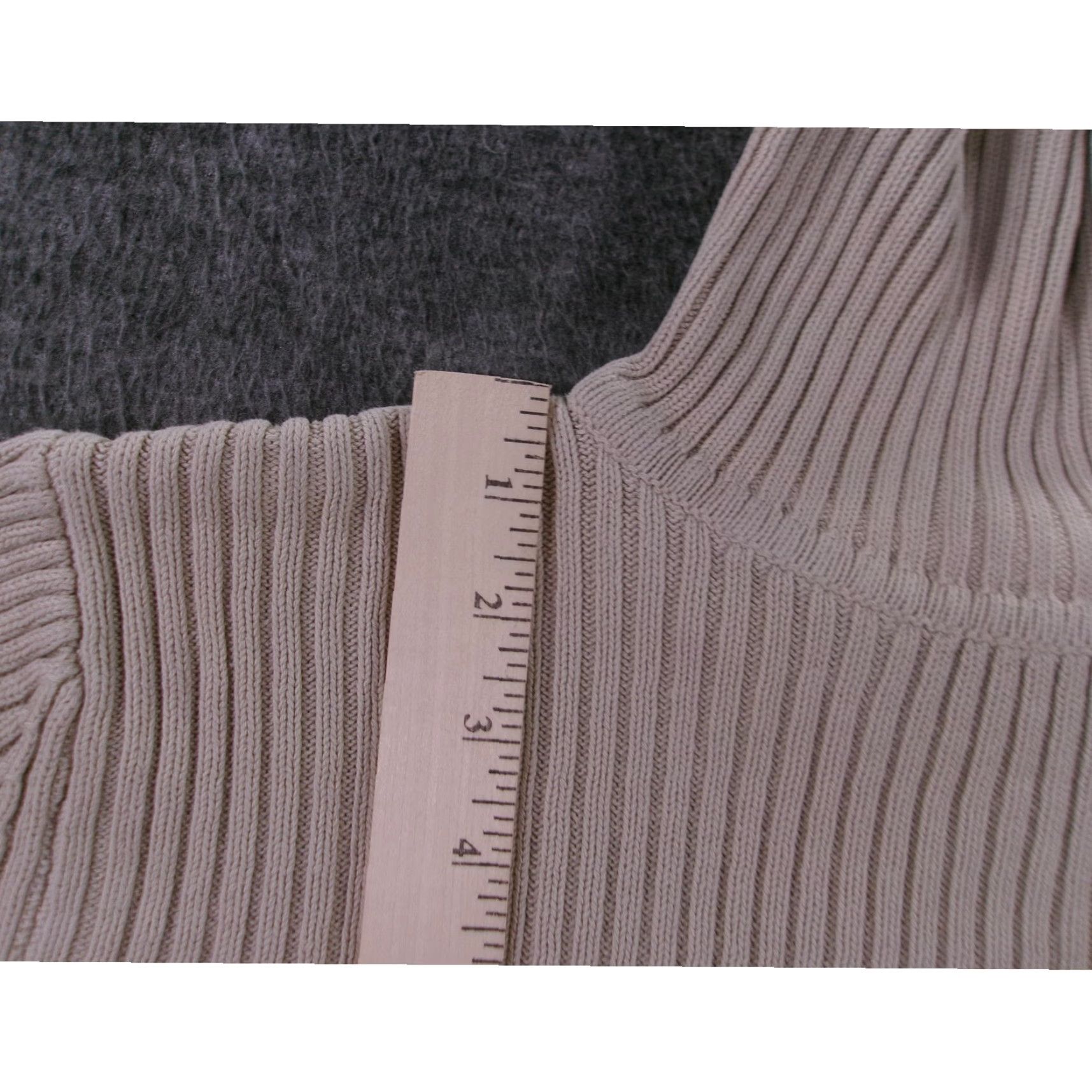 Vintage VINTAGE Sonoma Women's Sweater Pullover XL Beige Knit Turtleneck Fall Winter Casual Womens Size XL / US 12-14 / IT 48-50 - 4 Thumbnail