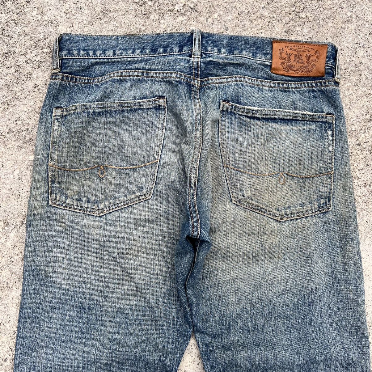 Polo Ralph Lauren “POLO JEANS COMPANY” FLY BUTTON DISTRESS JEANS Size US 34 / EU 50 - 16 Thumbnail