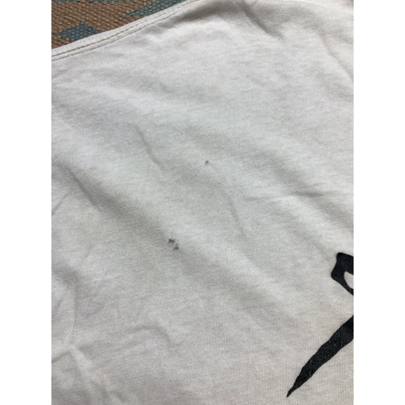 Nike VINTAGE Nike Air Graphic T-Shirt Check Logo 90s Boots Distressed Swoosh Body XXL White Shirt Mens Size US XXL / EU 58 / 5 - 6 Thumbnail