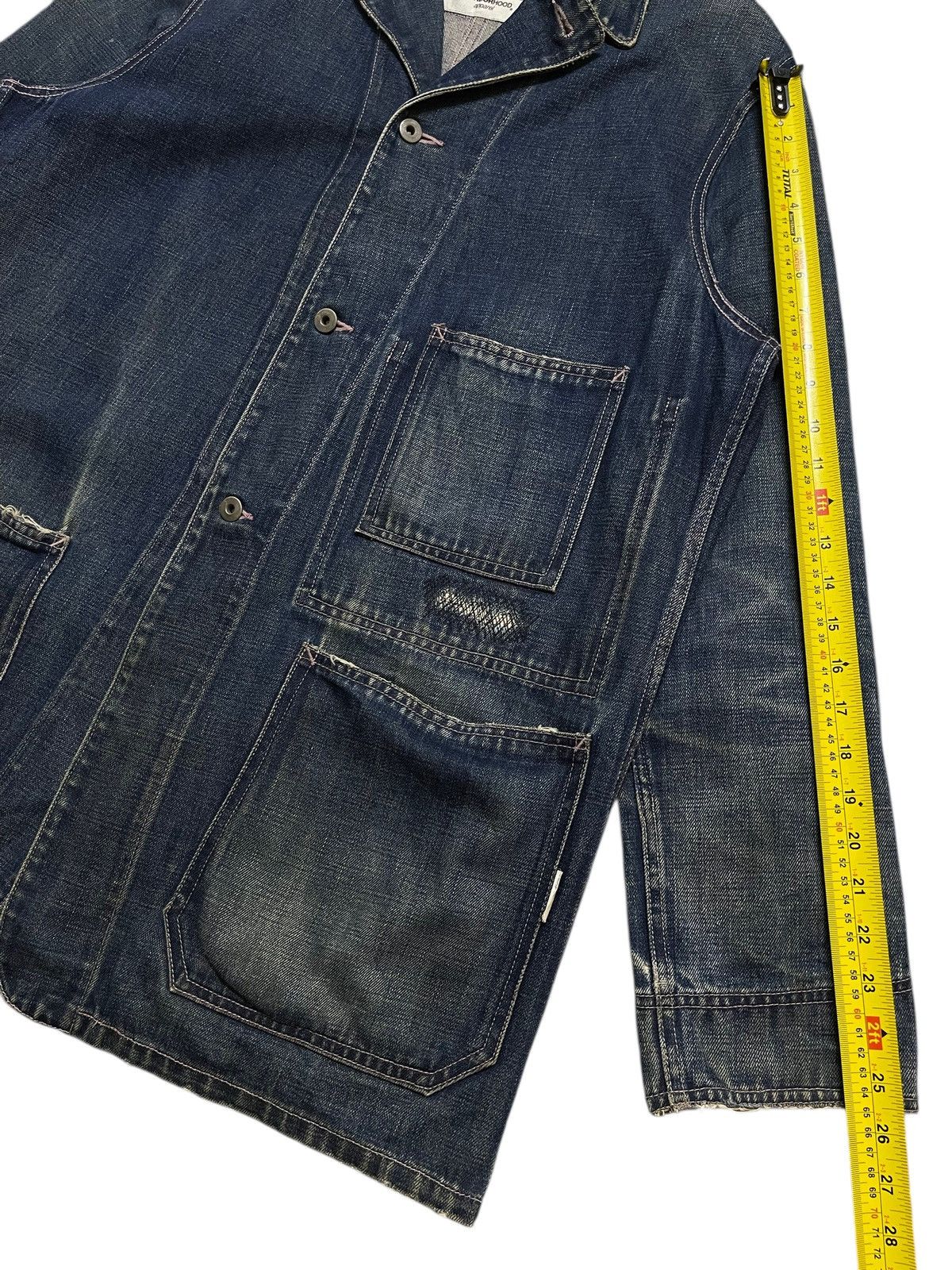 Neighborhood Vintage Neighbourhood Savage Denim Faded Sashiko Boro Style Size US L / EU 52-54 / 3 - 8 Thumbnail