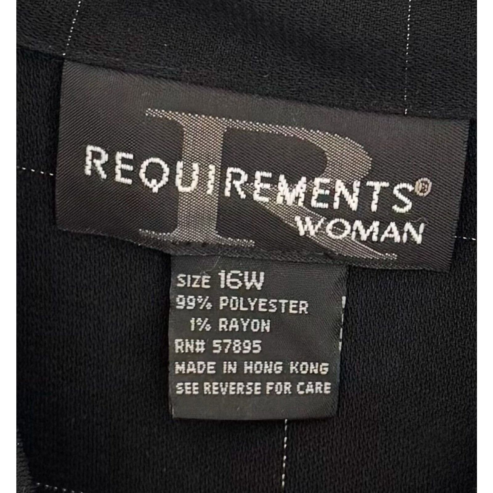 Other Requirements Top Women 16W Plus Windowpane Check Y2K Vintage Size XXL / US 16-18 / IT 52-54 - 10 Thumbnail