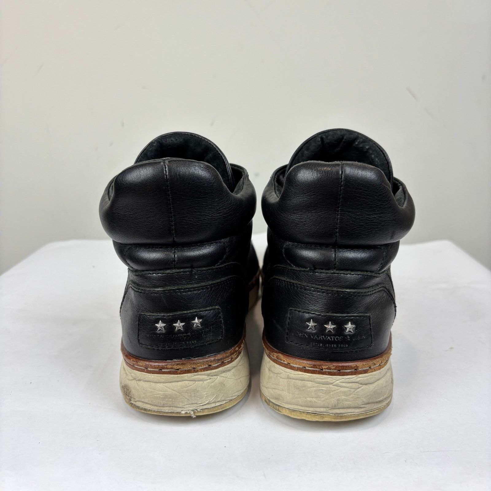John Varvatos John Varvatos Star USA Leather High Top Sneakers Men's 10M Size US 10 / EU 43 - 4 Thumbnail