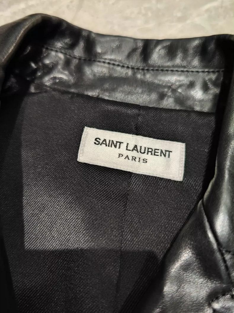 Saint Laurent Paris Saint Laurent Paris Calfskin trench jacket 2505-Nextarrow Size US XS / EU 42 / 0 - 2 Thumbnail
